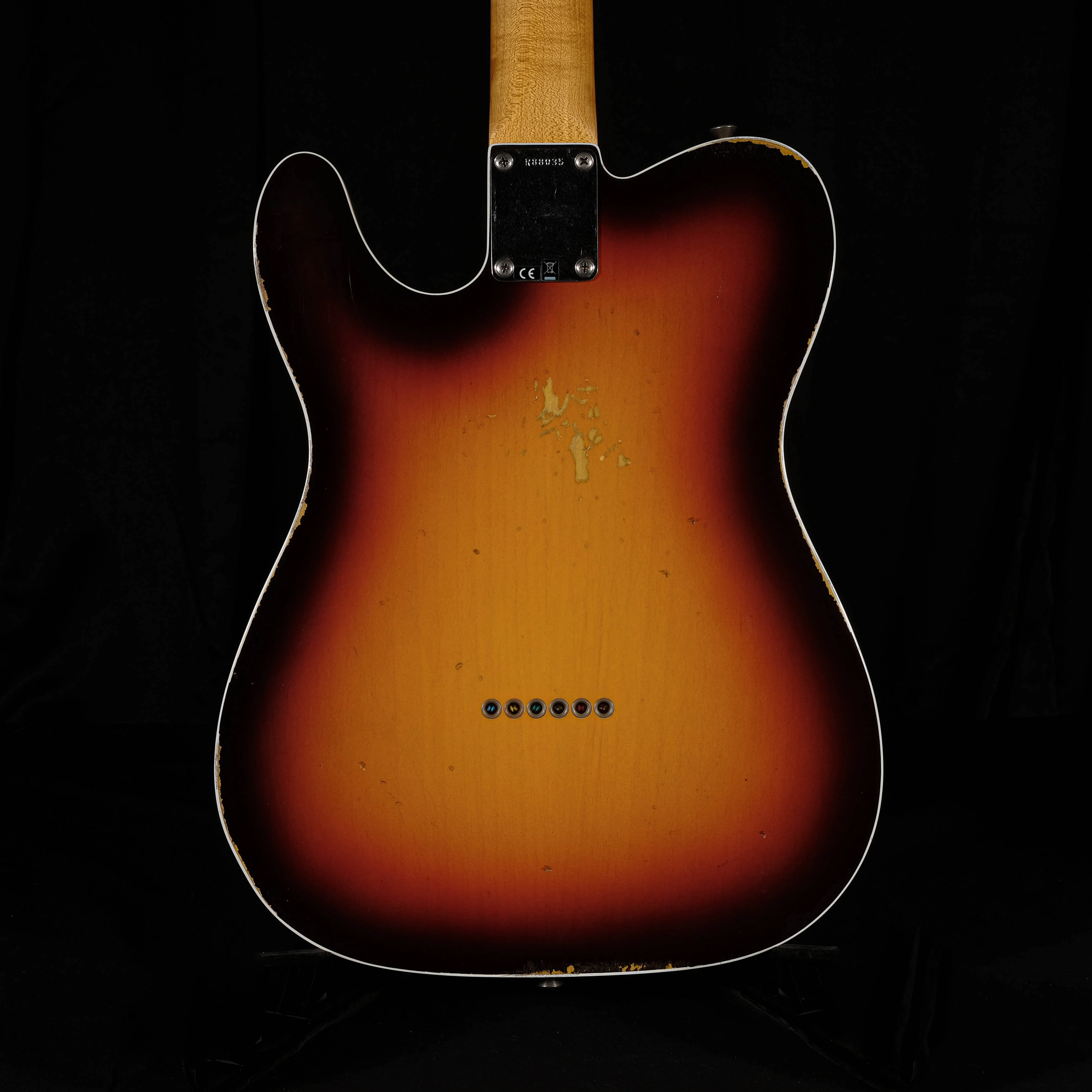 Fender Custom Shop 1960 Telecaster Custom Relic Chocolate 3-Tone Sunburst - Image 9
