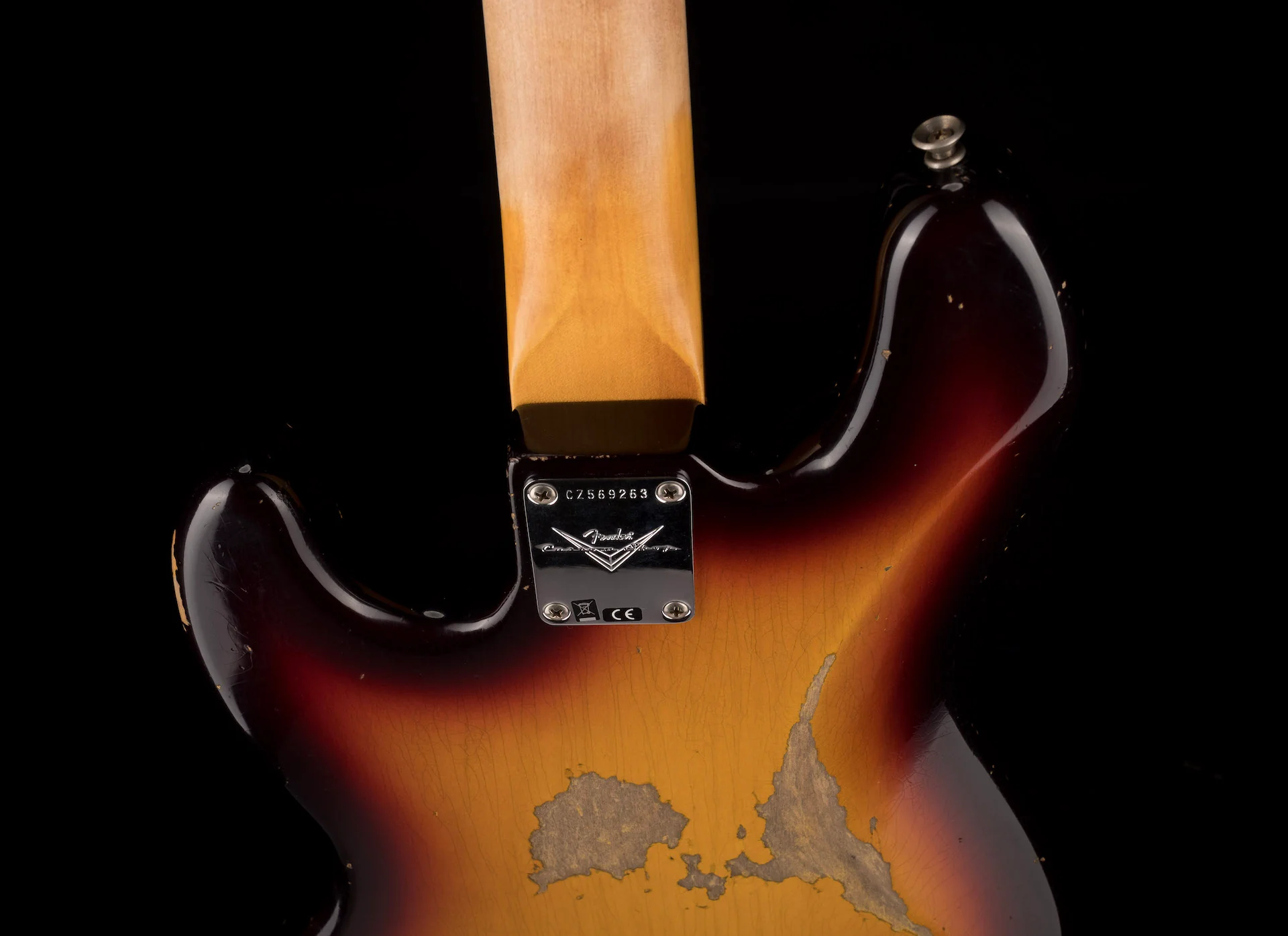 Fender Custom Shop 1961 Jazz Bass Heavy Relic 3-Tone Sunburst With Case - Image 14