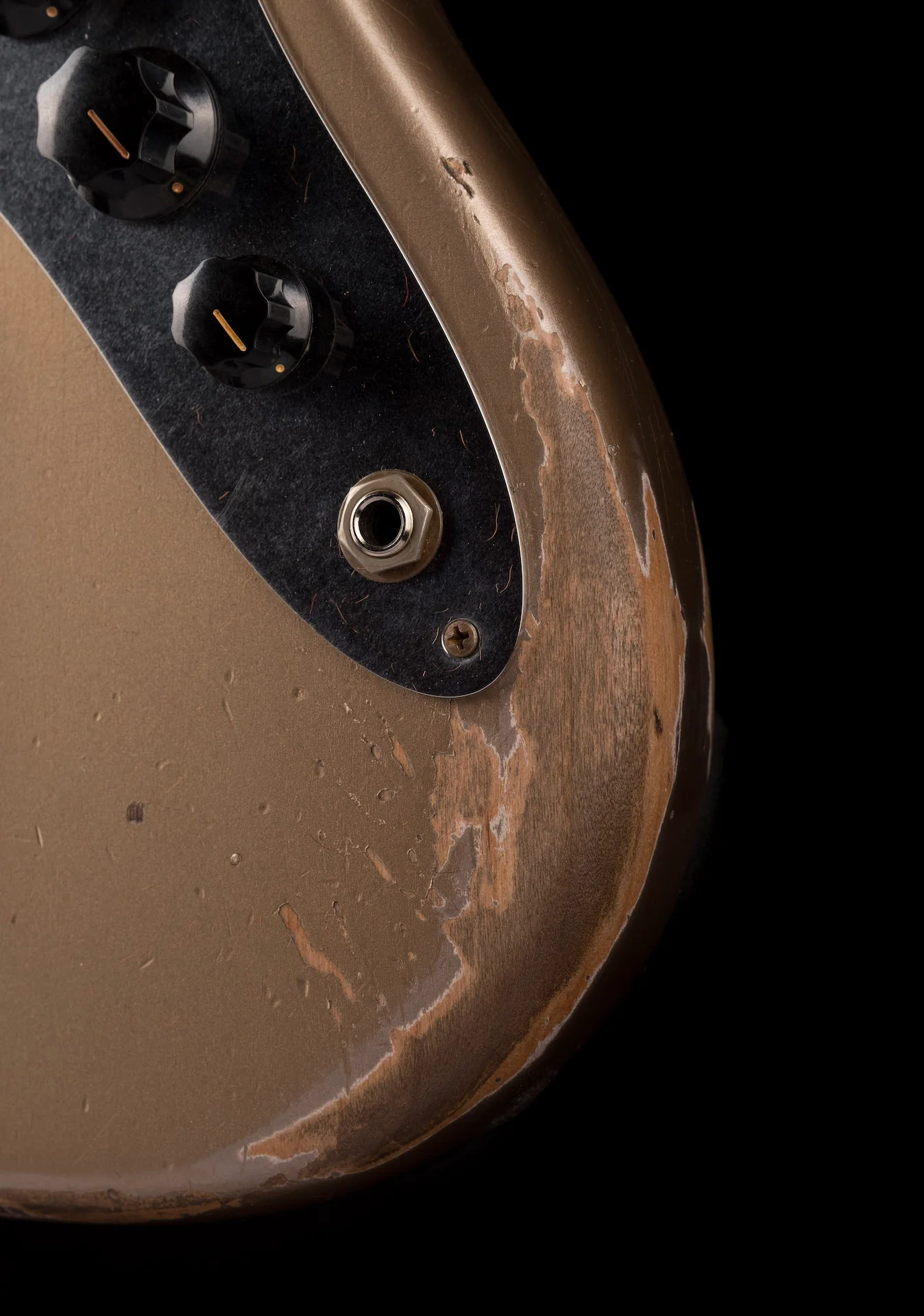 Fender Custom Shop 1961 Jazz Bass Heavy Relic Aged Shoreline Gold - Image 12