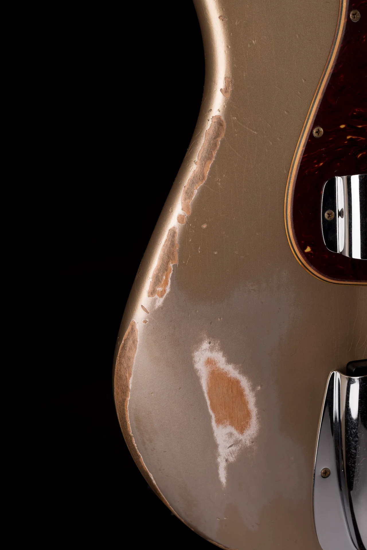 Fender Custom Shop 1961 Jazz Bass Heavy Relic Aged Shoreline Gold - Image 13