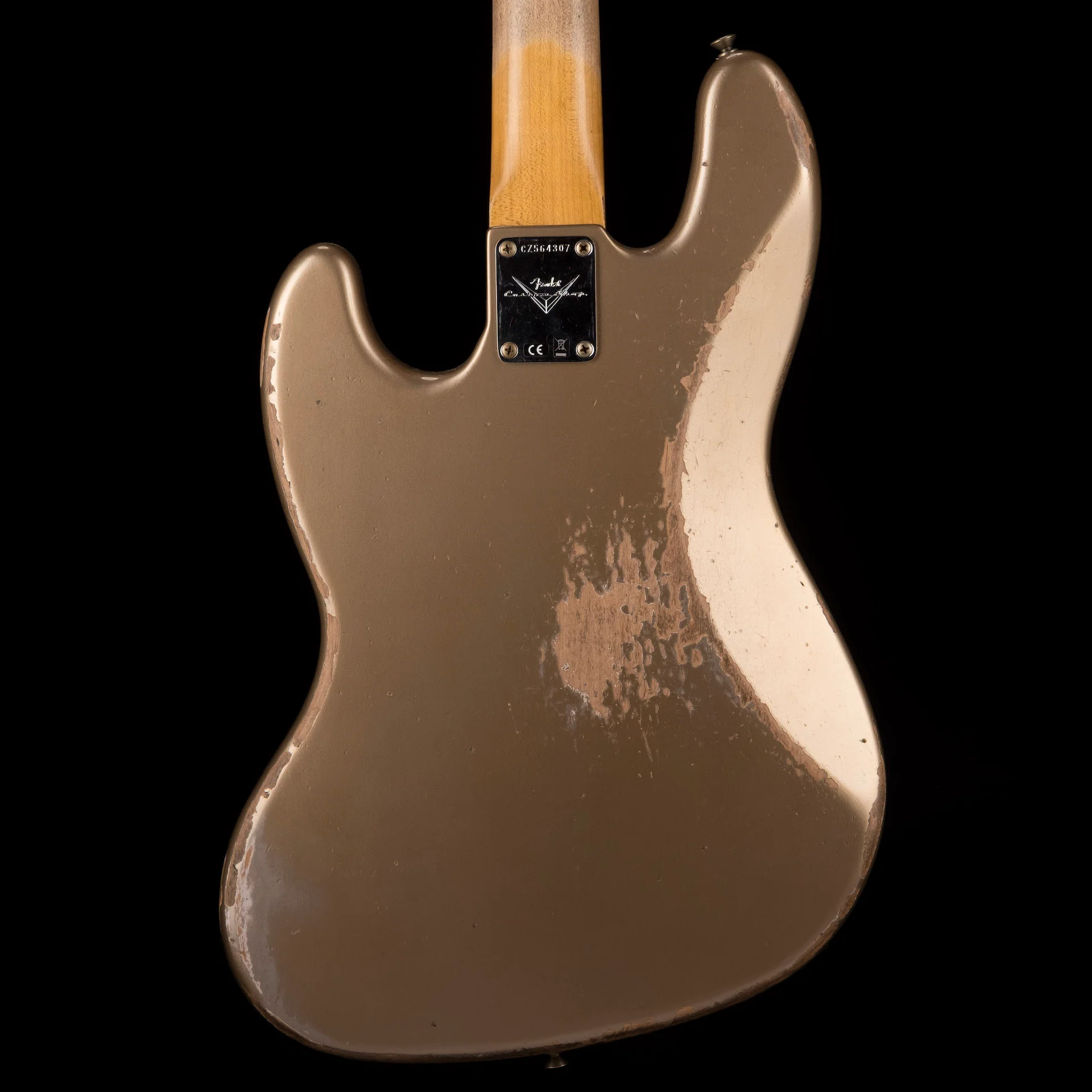 Fender Custom Shop 1961 Jazz Bass Heavy Relic Aged Shoreline Gold - Image 16