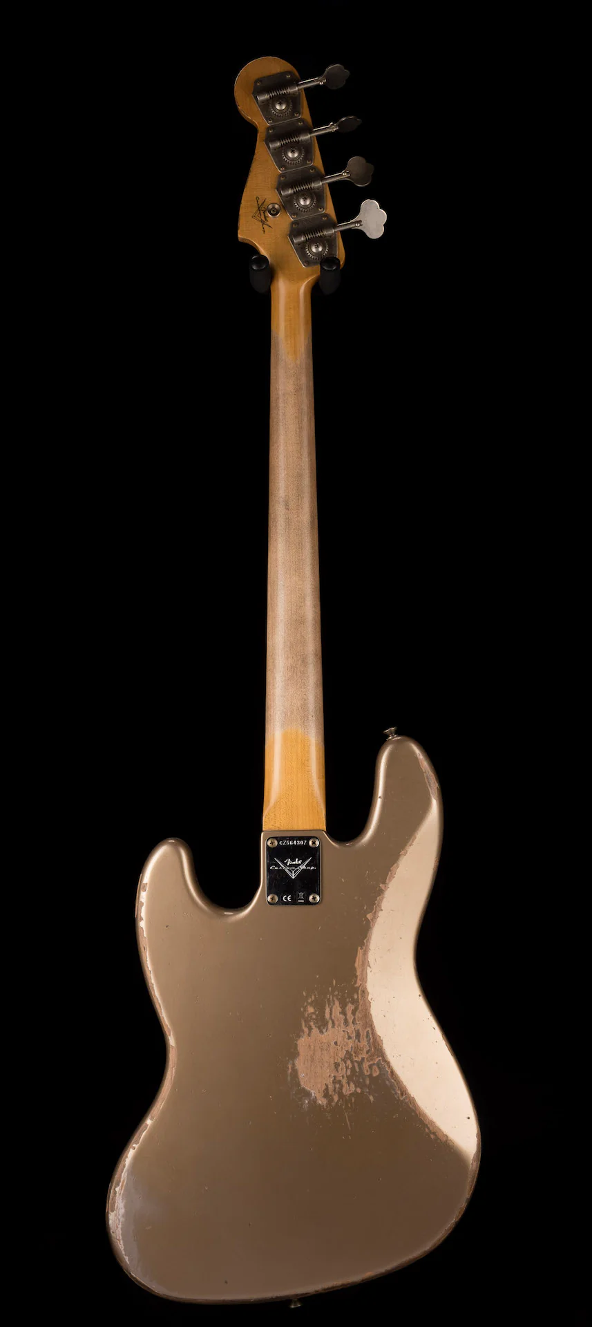 Fender Custom Shop 1961 Jazz Bass Heavy Relic Aged Shoreline Gold - Image 17