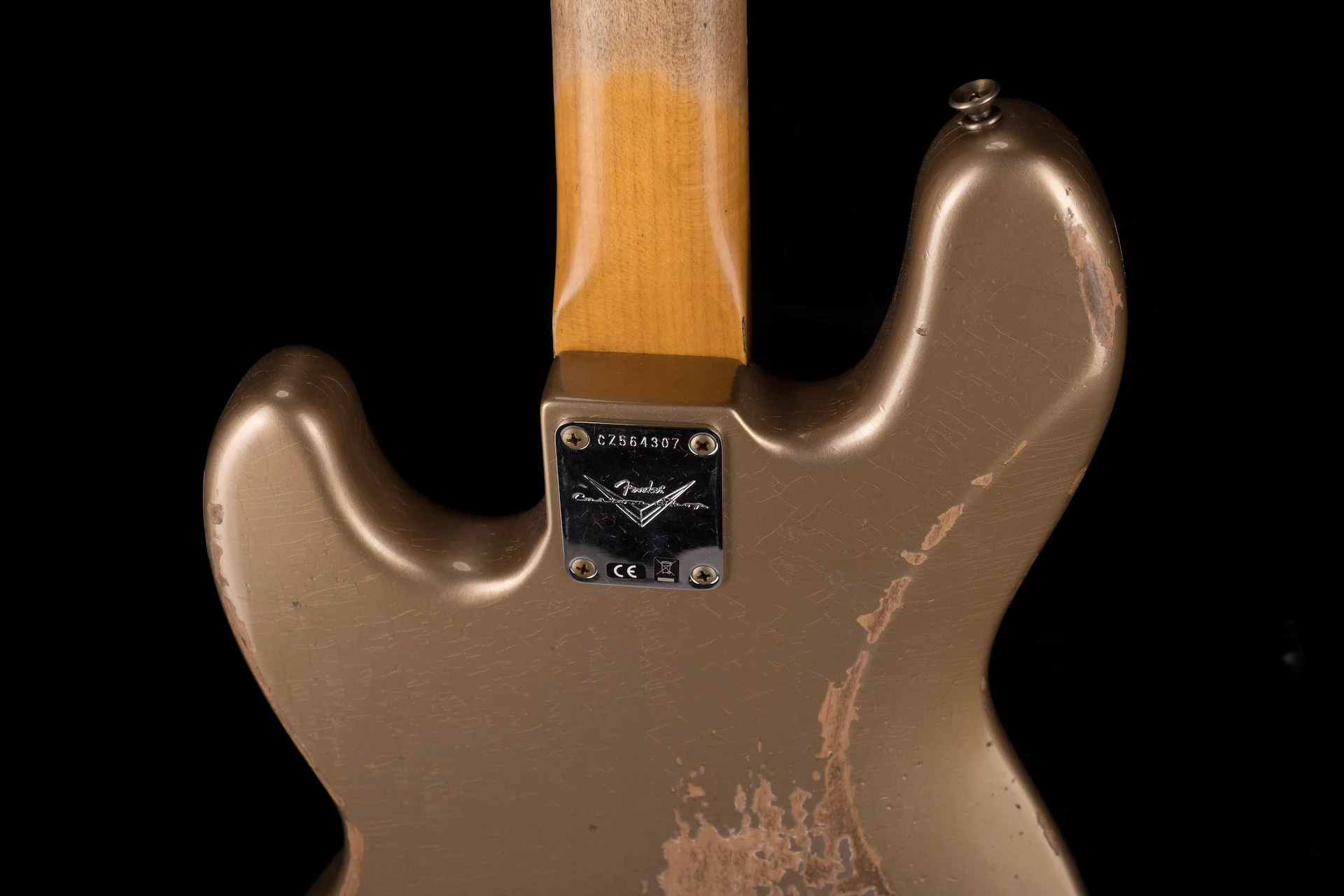 Fender Custom Shop 1961 Jazz Bass Heavy Relic Aged Shoreline Gold - Image 18