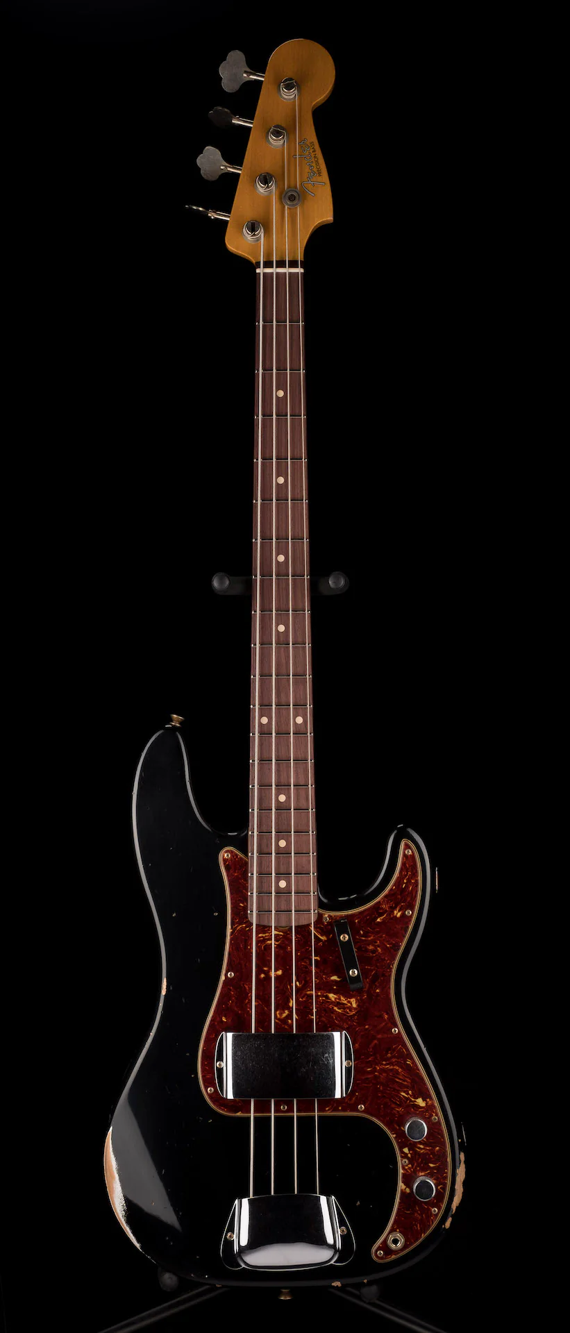 Fender Custom Shop 1961 Precision Bass Relic Aged Black - Image 2