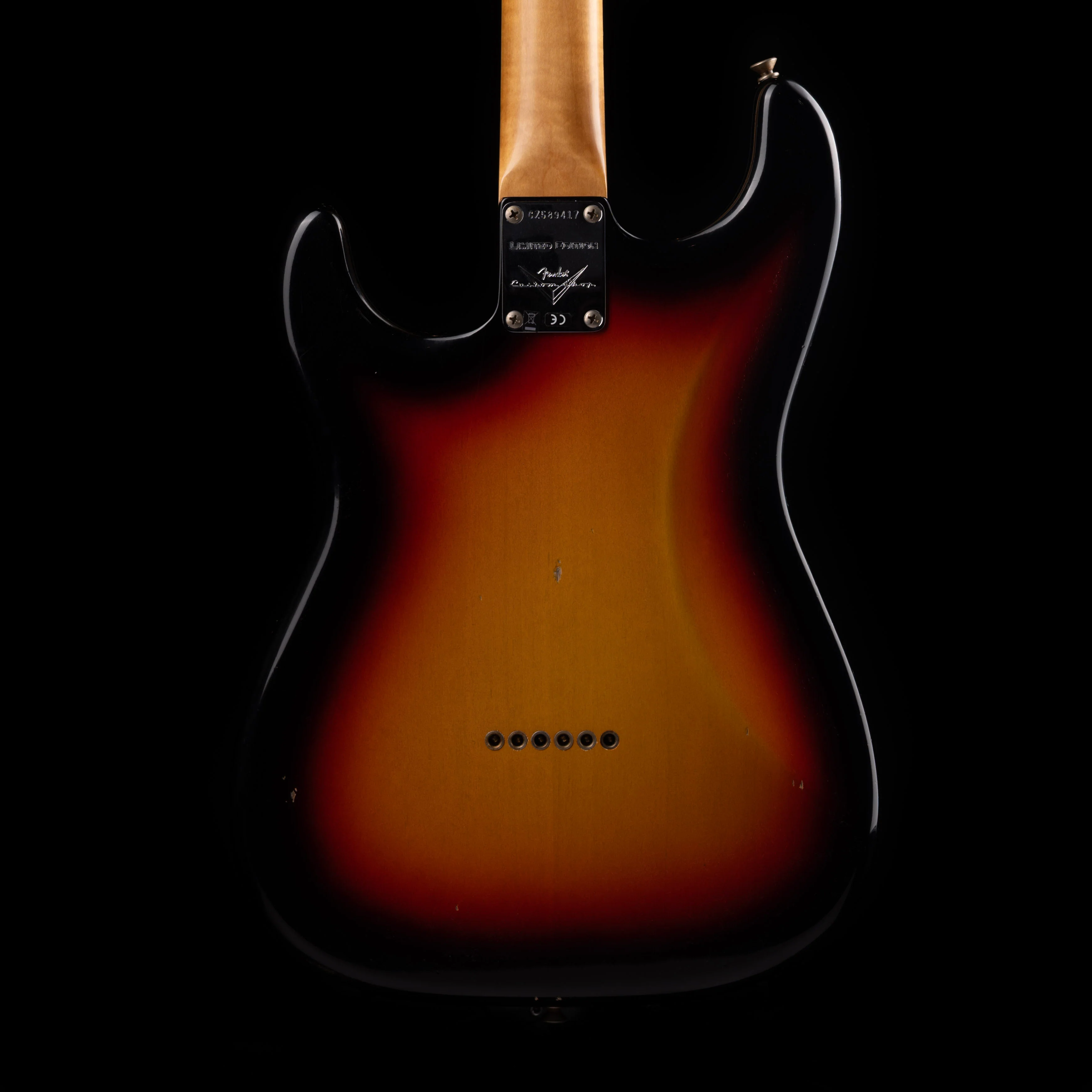 Fender Custom Shop 1961 Stratocaster Hardtail Journeyman Relic 3-Tone Sunburst - Image 10