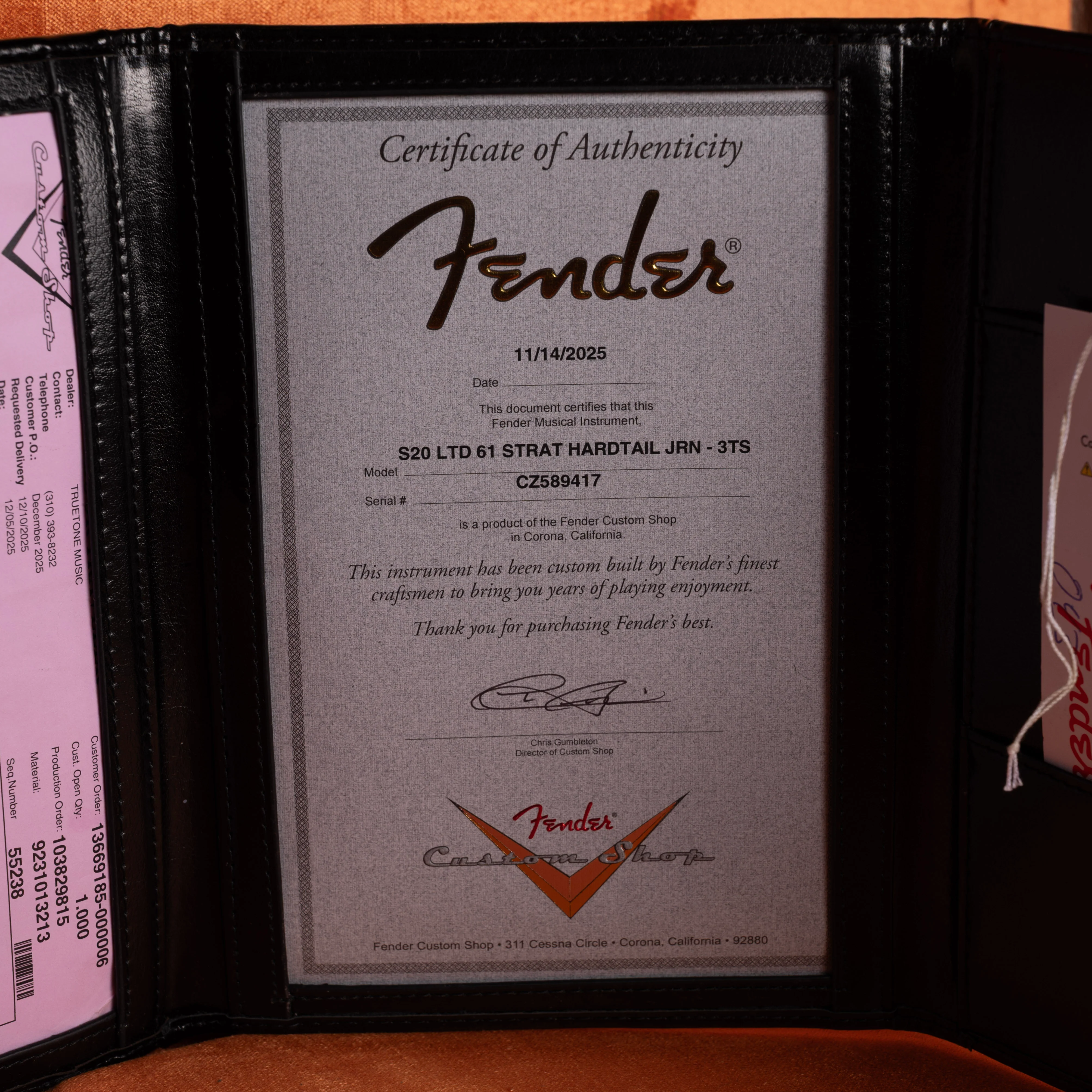 Fender Custom Shop 1961 Stratocaster Hardtail Journeyman Relic 3-Tone Sunburst - Image 15