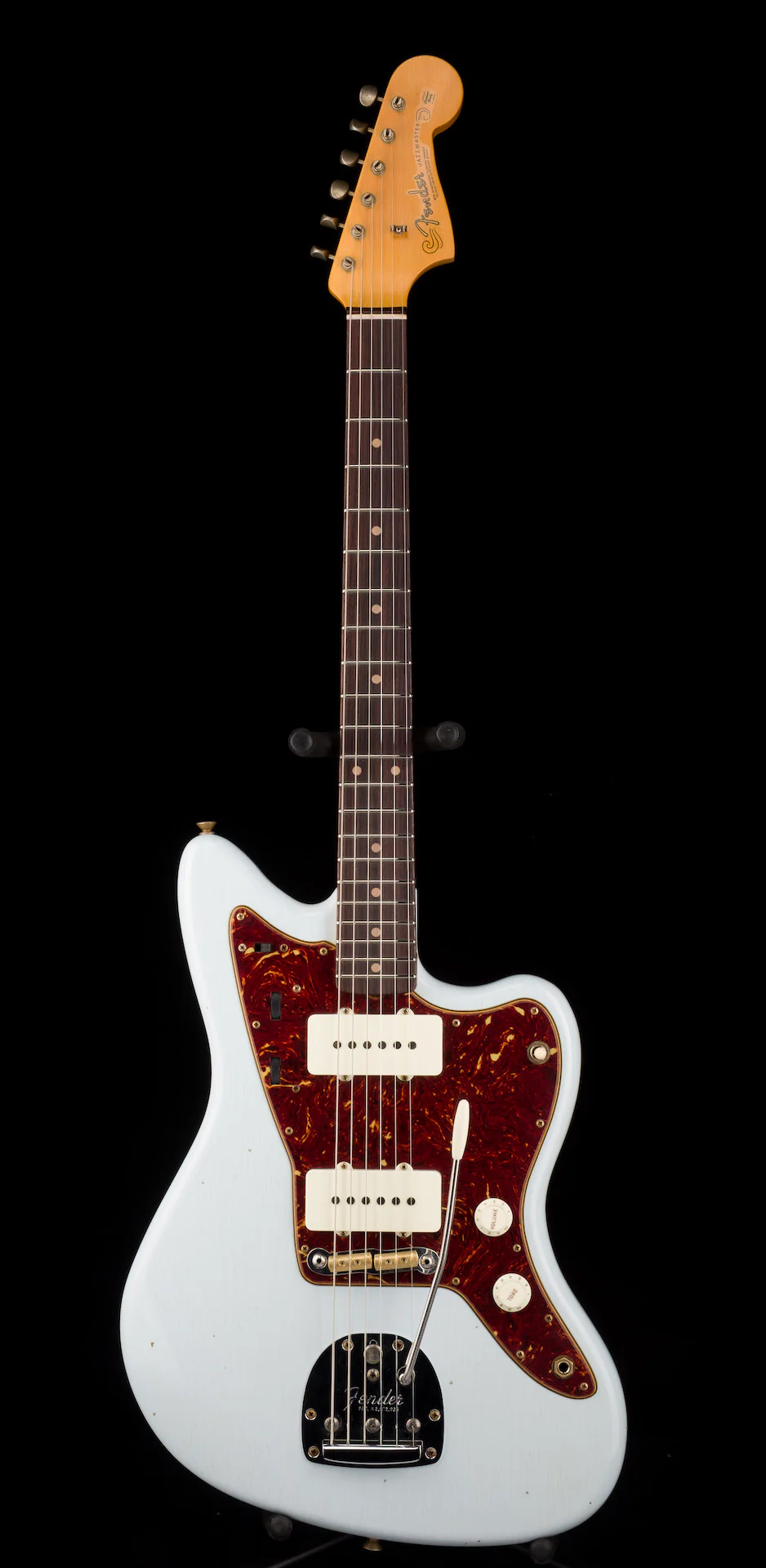 Fender Custom Shop 1962 Jazzmaster Journeyman Relic Super Faded Aged Sonic Blue - Image 2