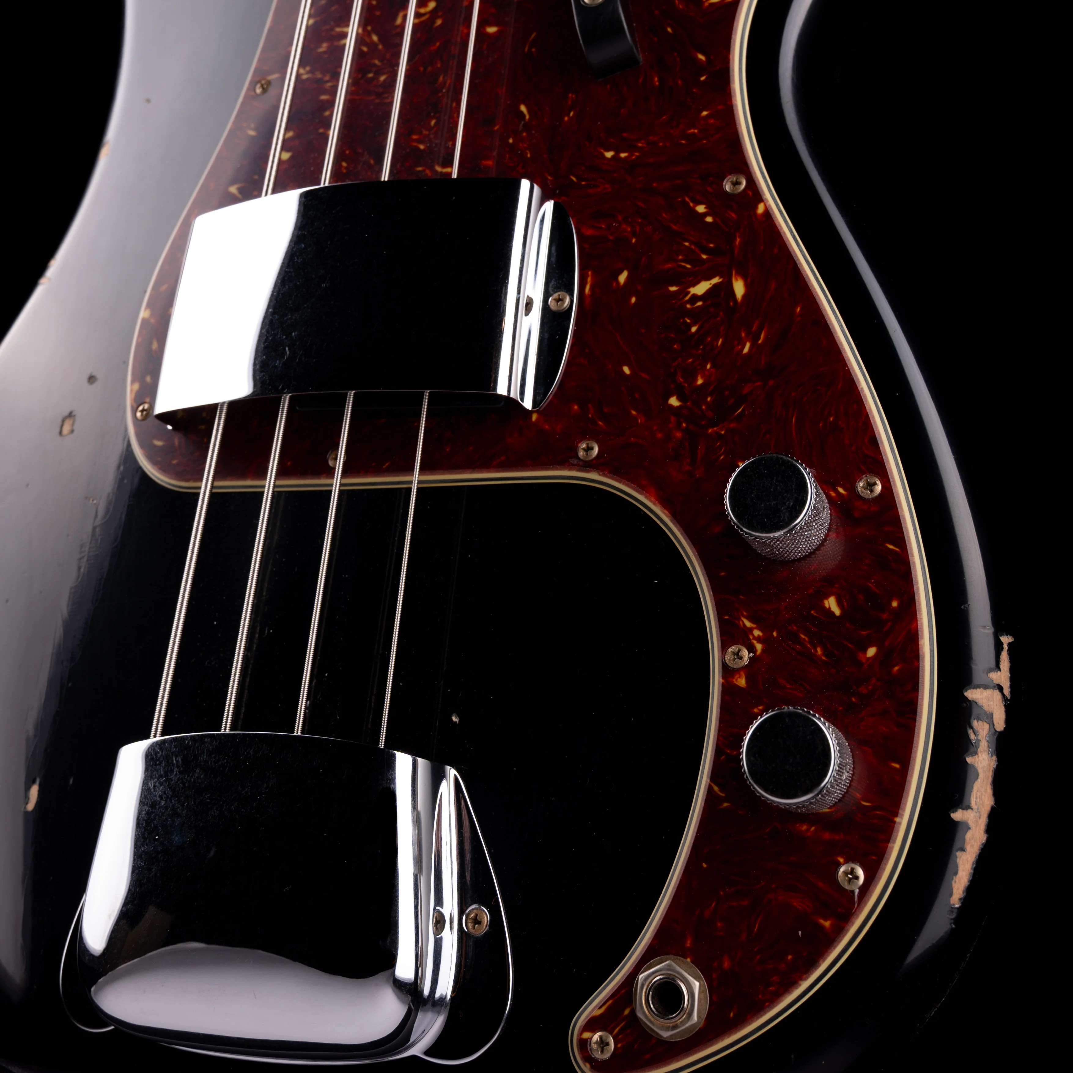 Fender Custom Shop 1962 Precision Bass Relic Aged Black - Image 5