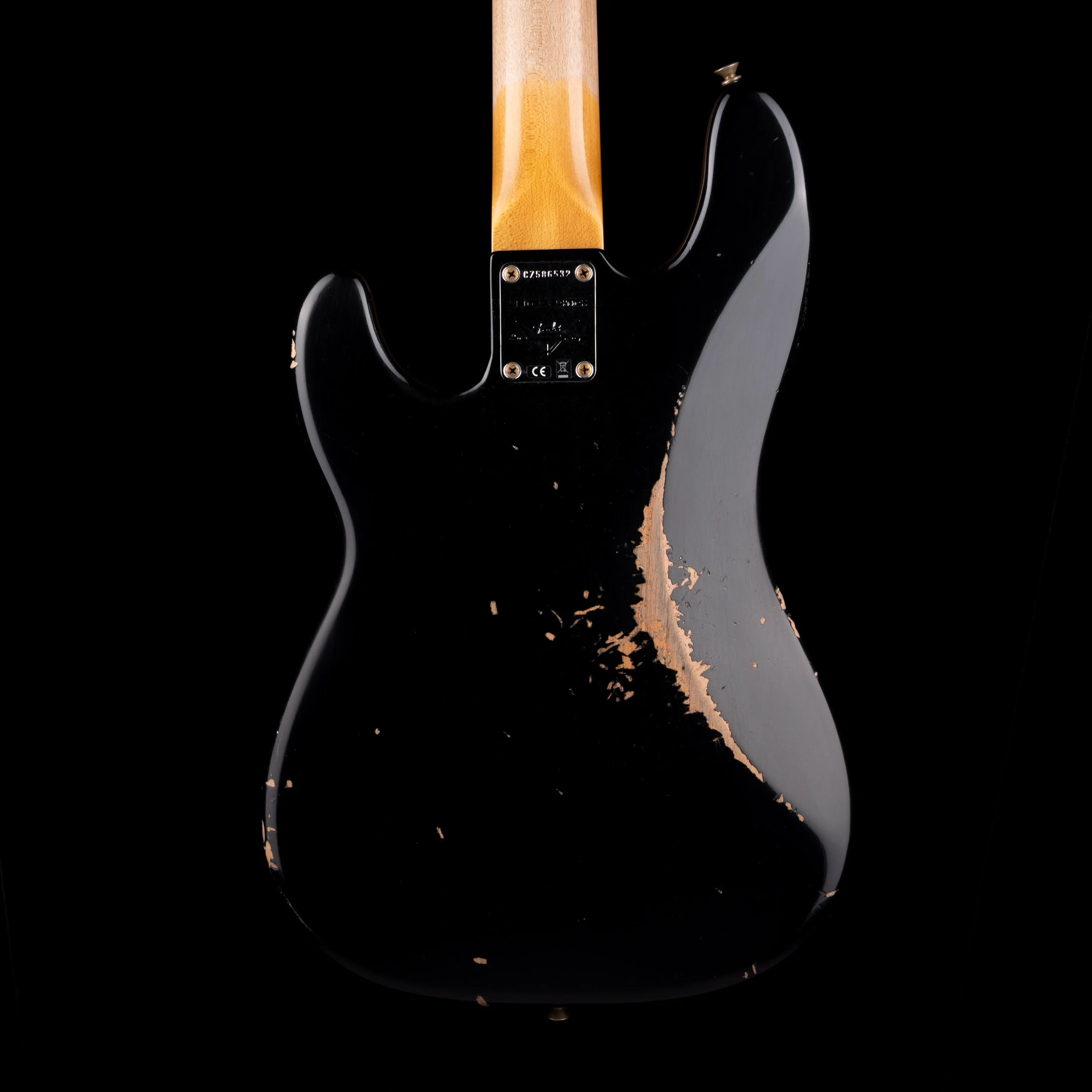 Fender Custom Shop 1962 Precision Bass Relic Aged Black - Image 8