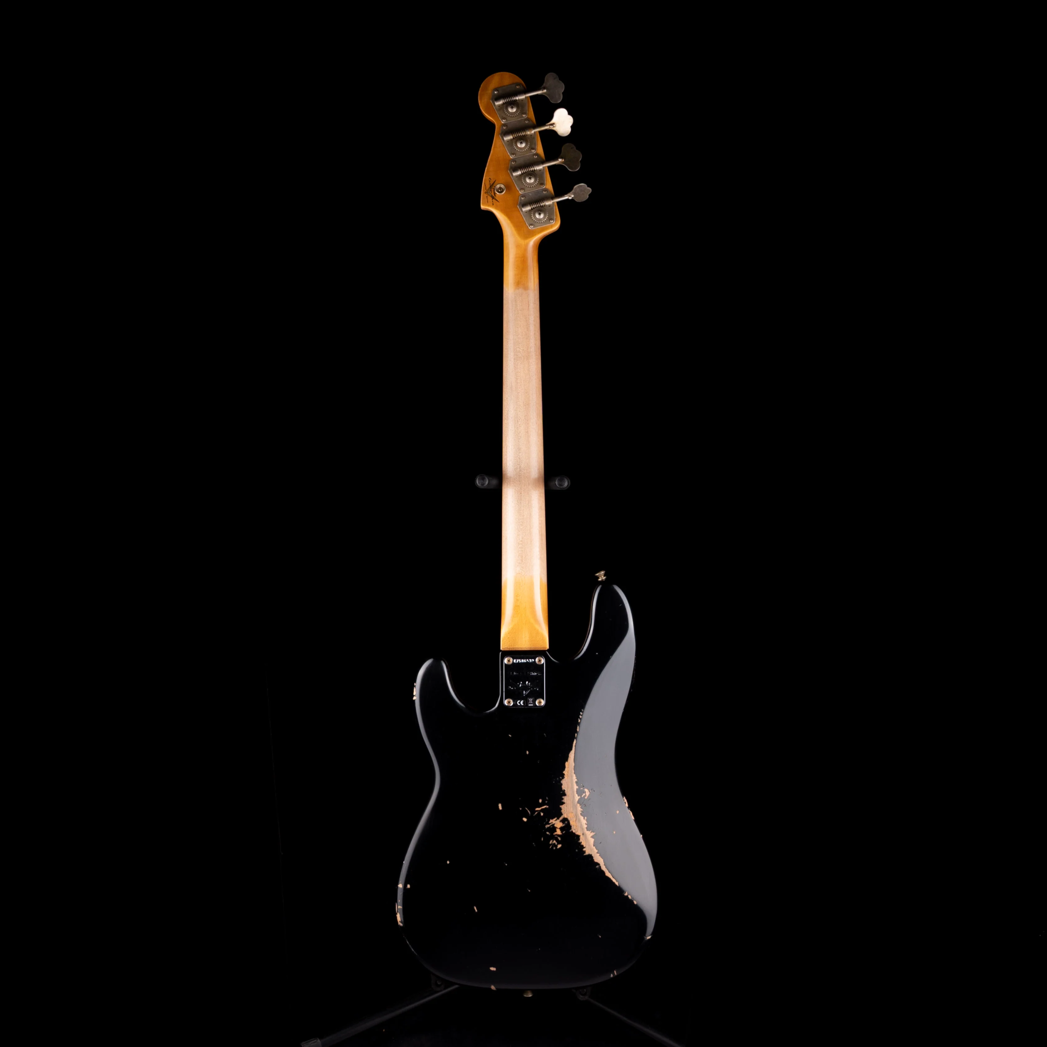 Fender Custom Shop 1962 Precision Bass Relic Aged Black - Image 9