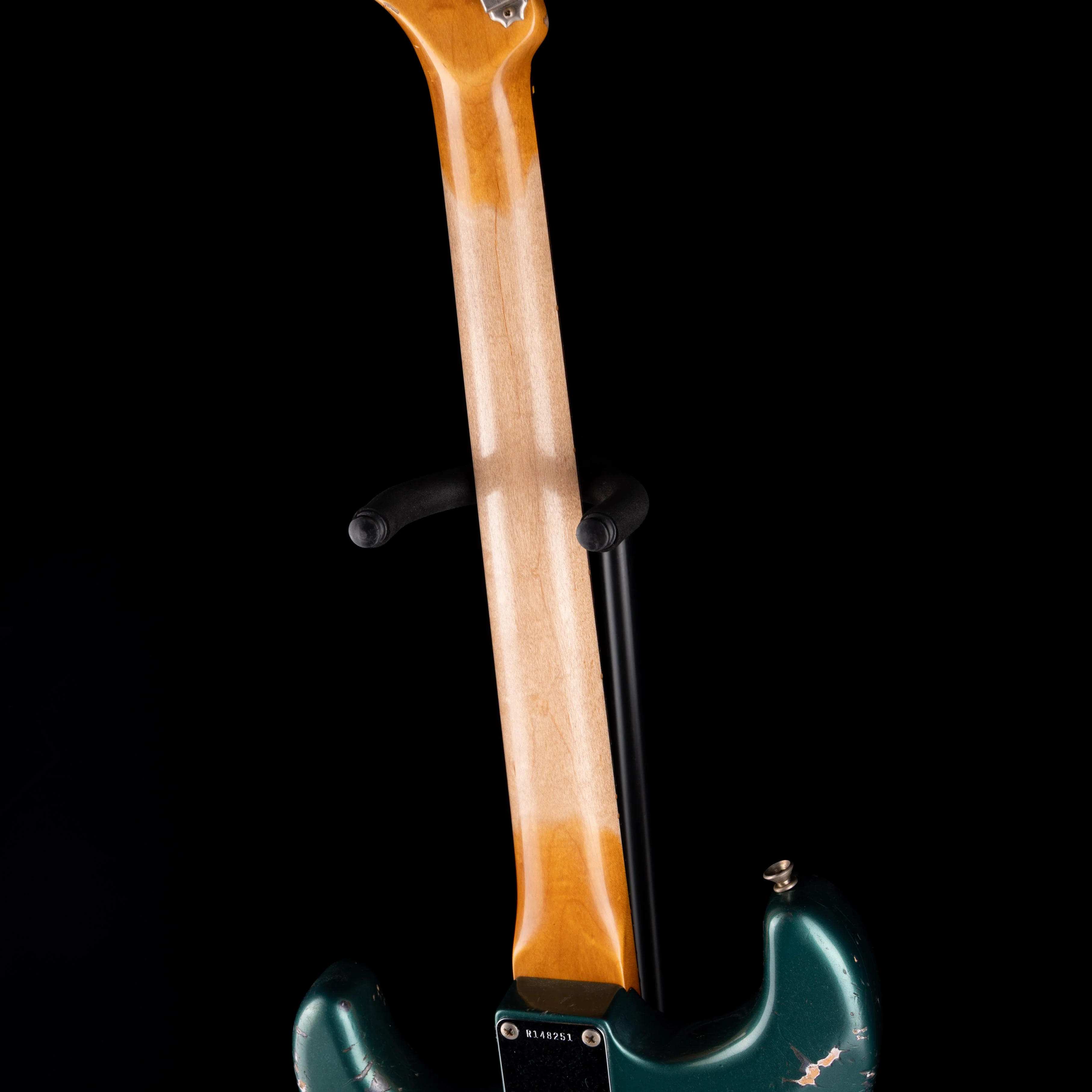 Fender Custom Shop 1962 Stratocaster Heavy Relic Sherwood Green Metallic Over Charcoal Frost Metallic - Image 11