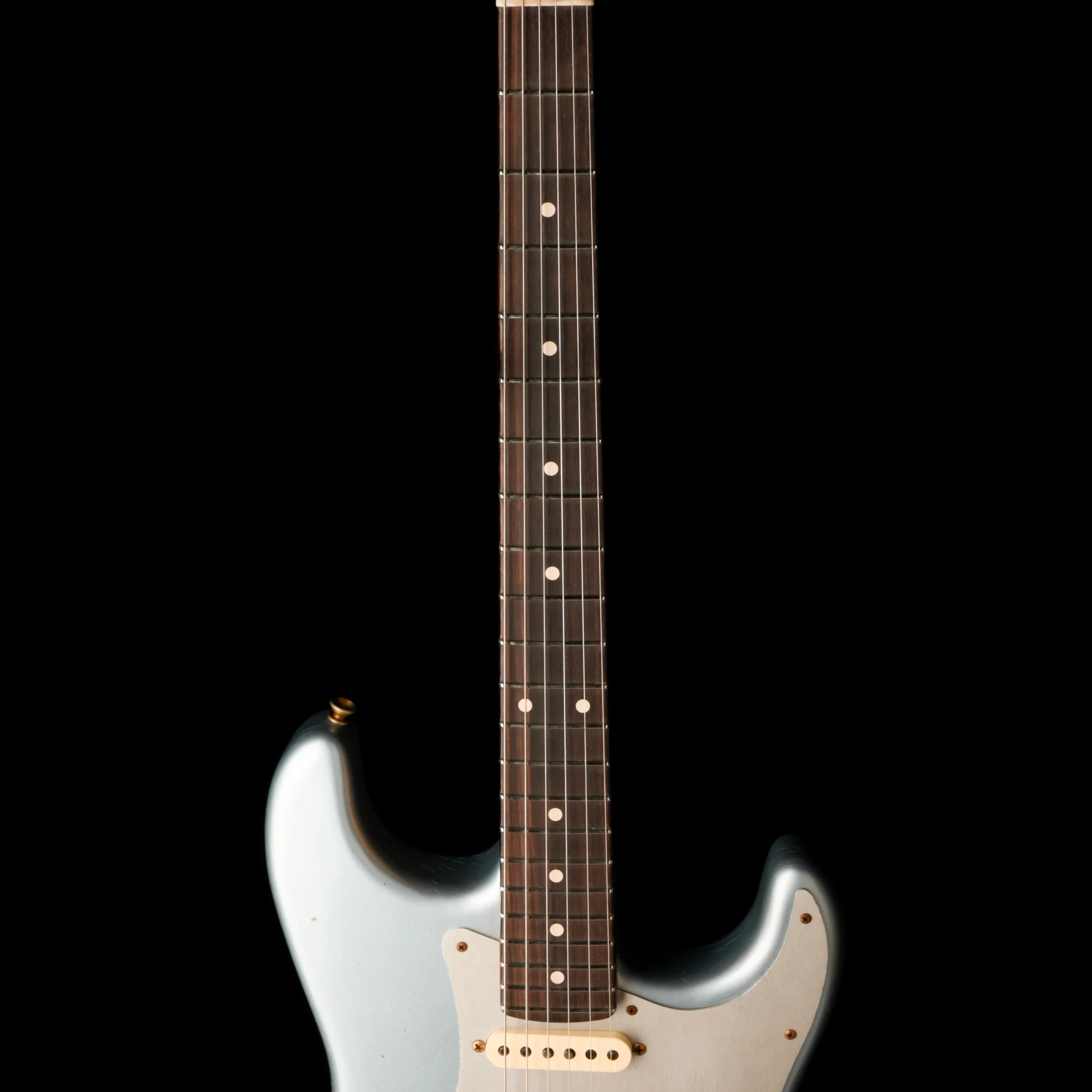 Fender Custom Shop 1962 Stratocaster HSS Journeyman Relic Blue Ice Metallic - Image 7