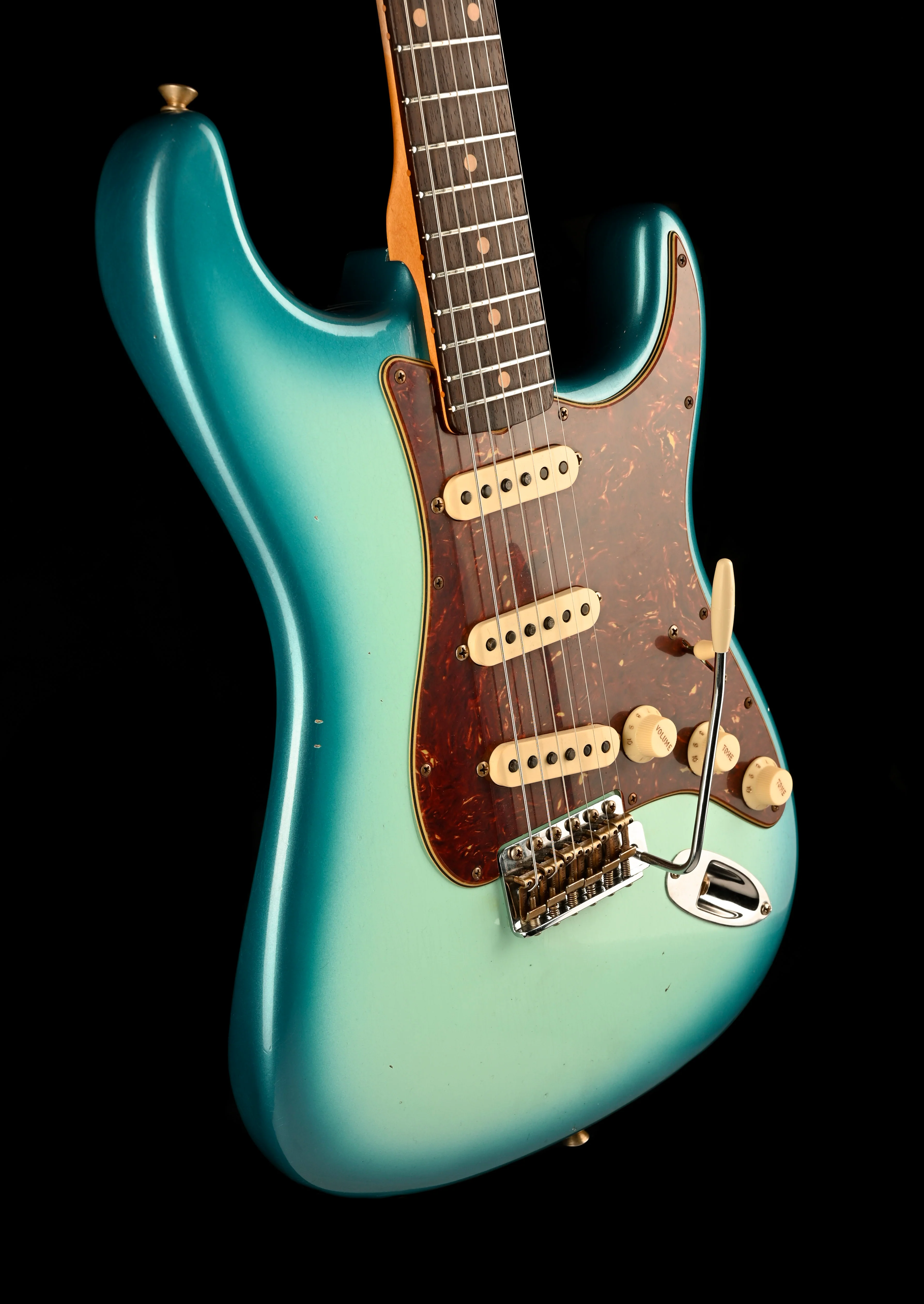 Fender Custom Shop 1962 Stratocaster Journeyman Relic Surf Blue Burst - Image 10