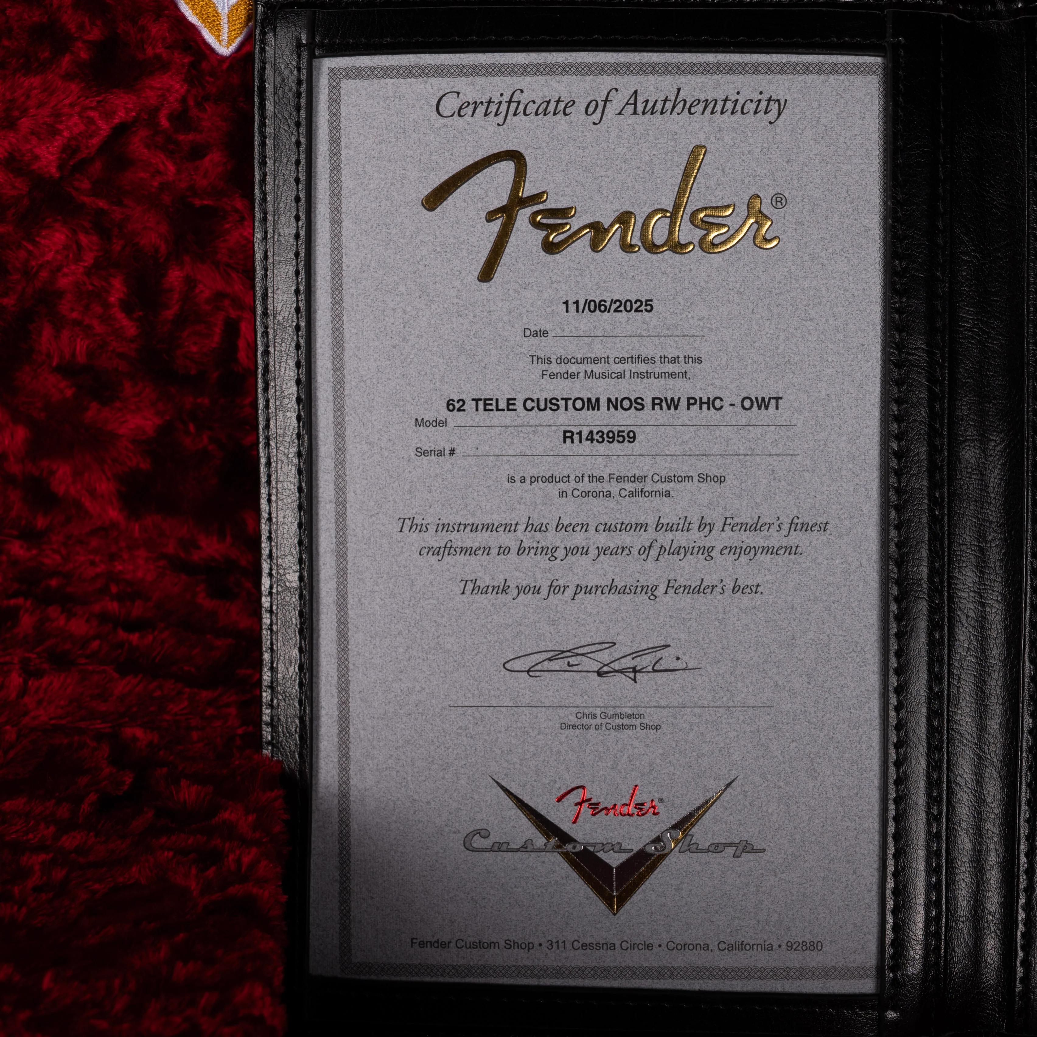 Fender Custom Shop 1962 Telecaster Custom NOS Olympic White - Image 11