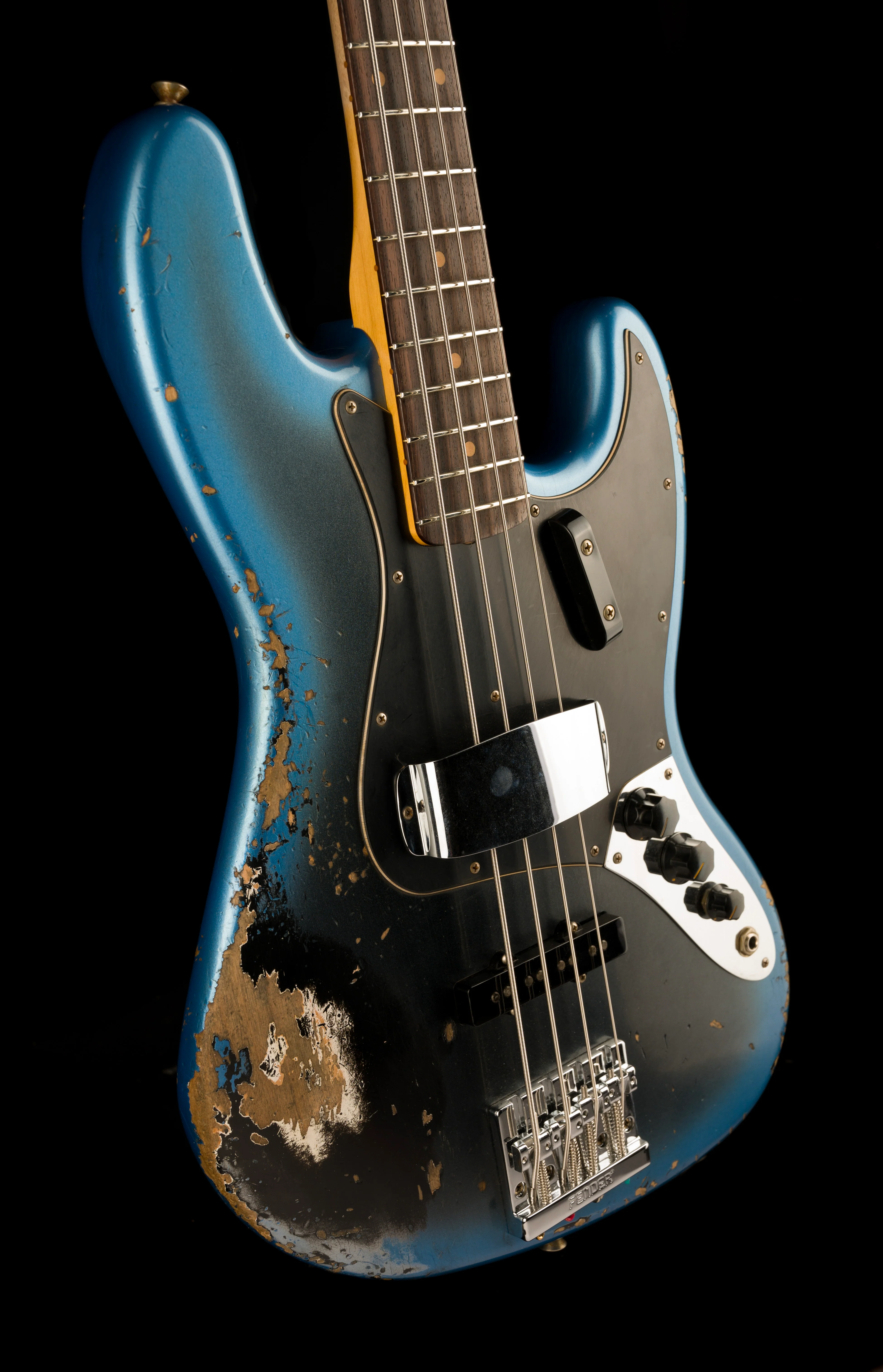 Fender Custom Shop 1963 Jazz Bass Heavy Relic Dark Night Truetone Color Set - Image 10