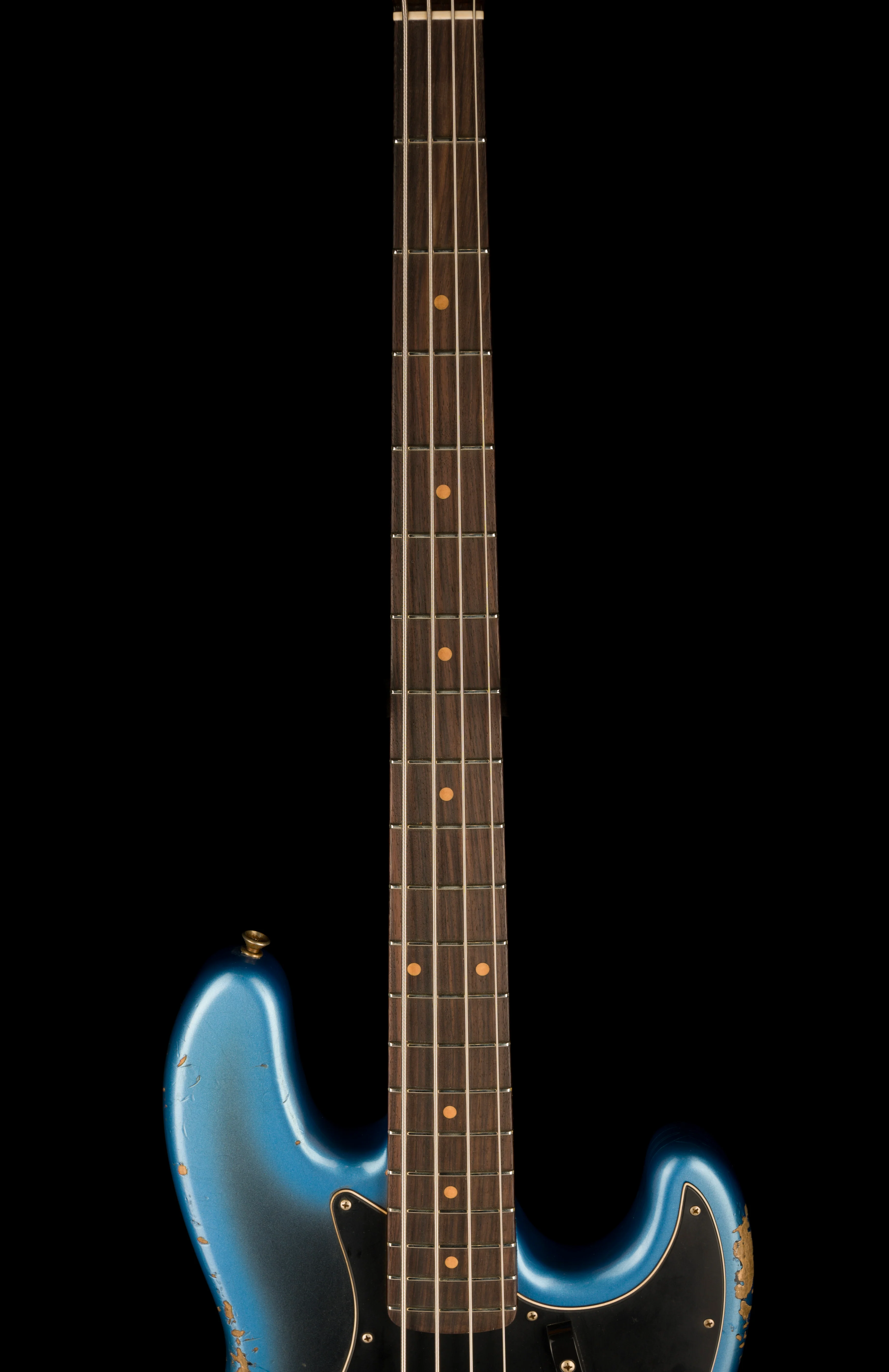 Fender Custom Shop 1963 Jazz Bass Heavy Relic Dark Night Truetone Color Set - Image 11