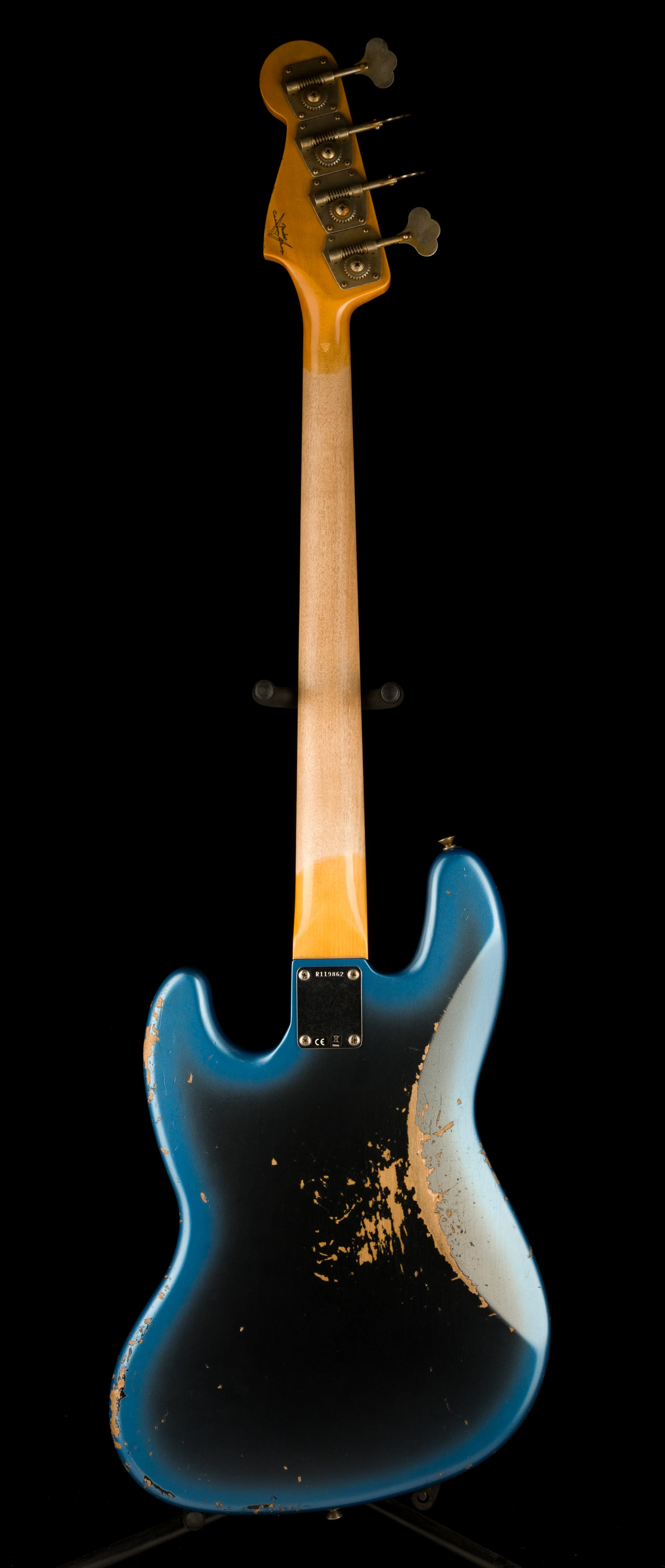 Fender Custom Shop 1963 Jazz Bass Heavy Relic Dark Night Truetone Color Set - Image 13