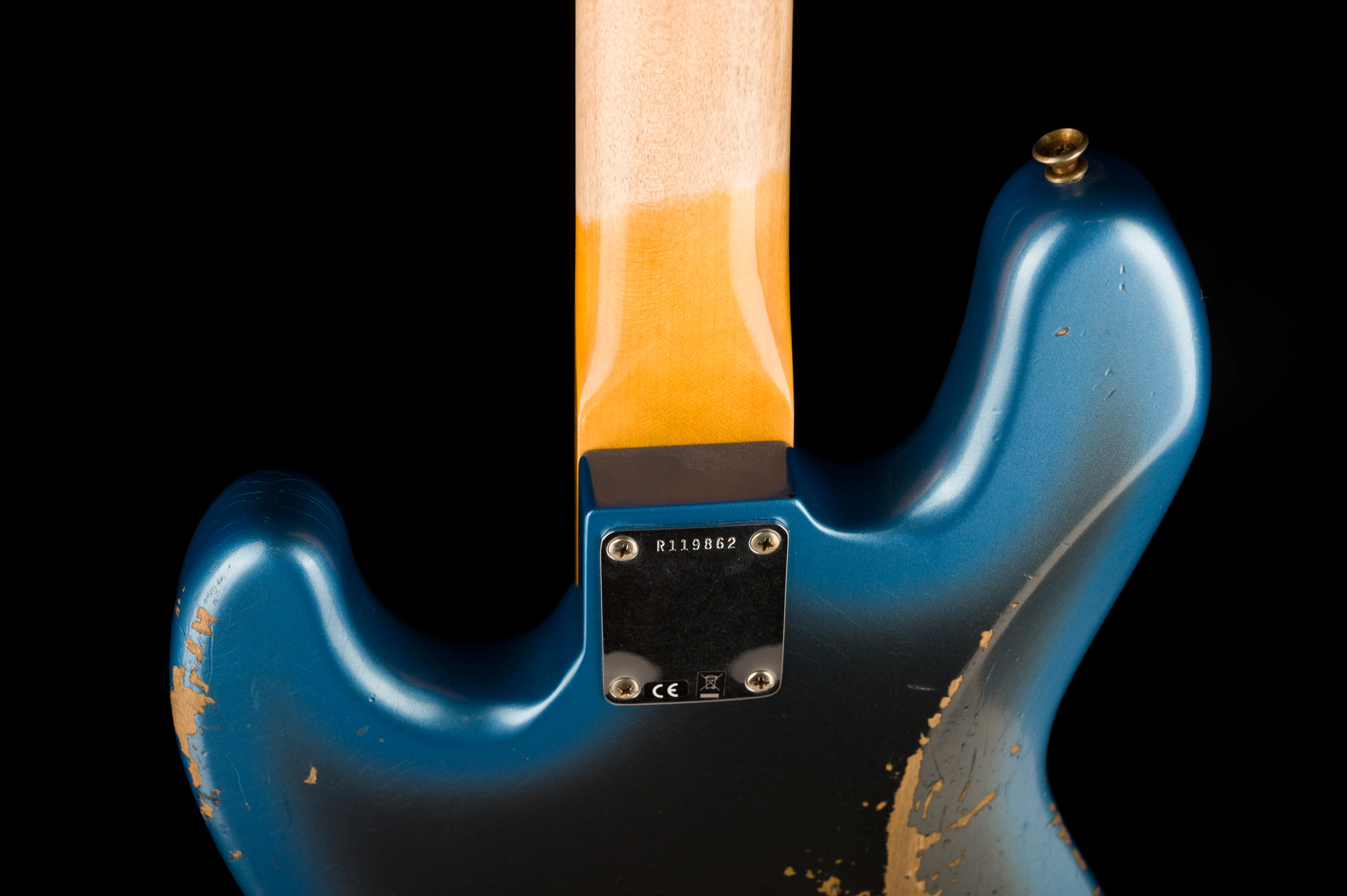 Fender Custom Shop 1963 Jazz Bass Heavy Relic Dark Night Truetone Color Set - Image 14