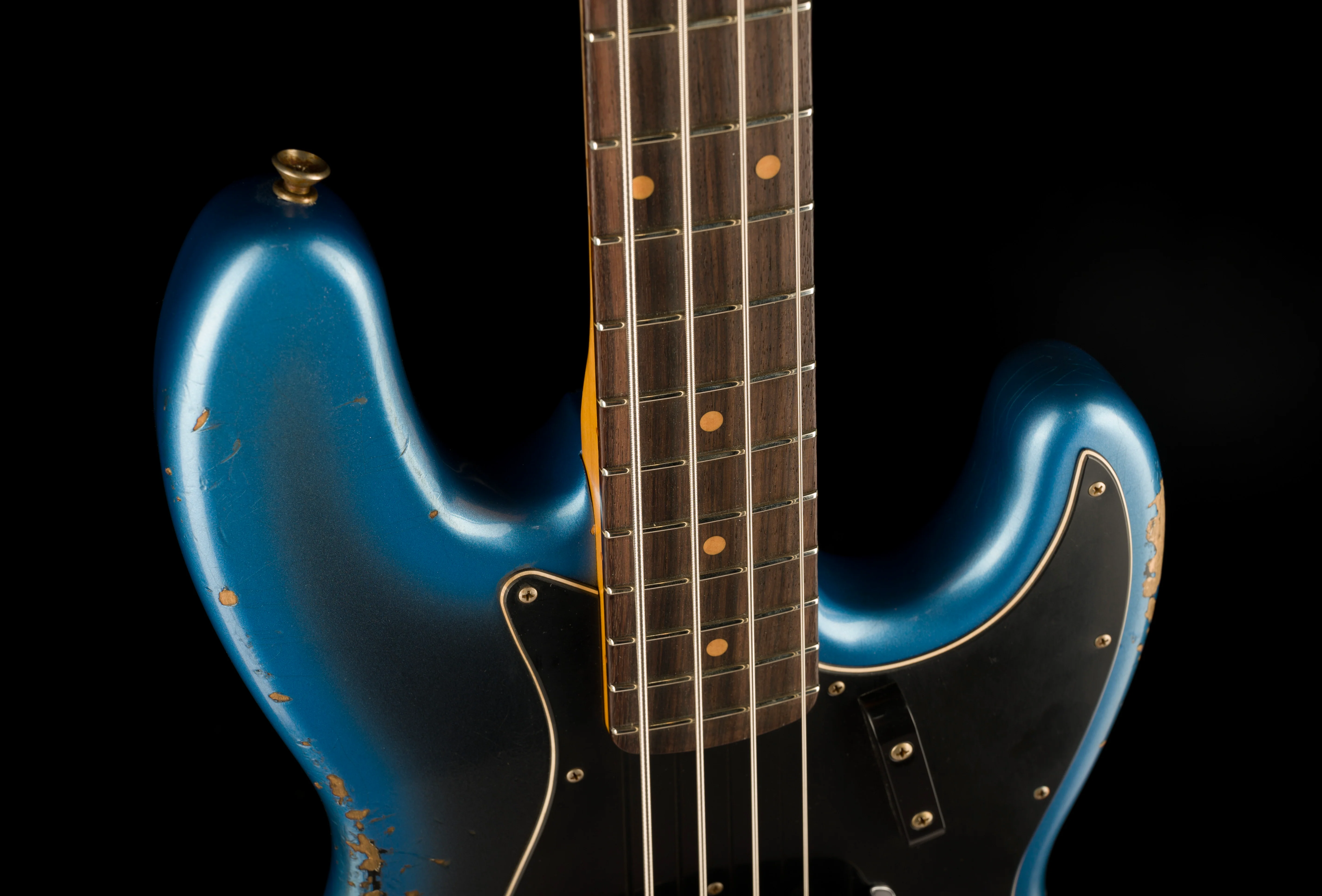 Fender Custom Shop 1963 Jazz Bass Heavy Relic Dark Night Truetone Color Set - Image 3