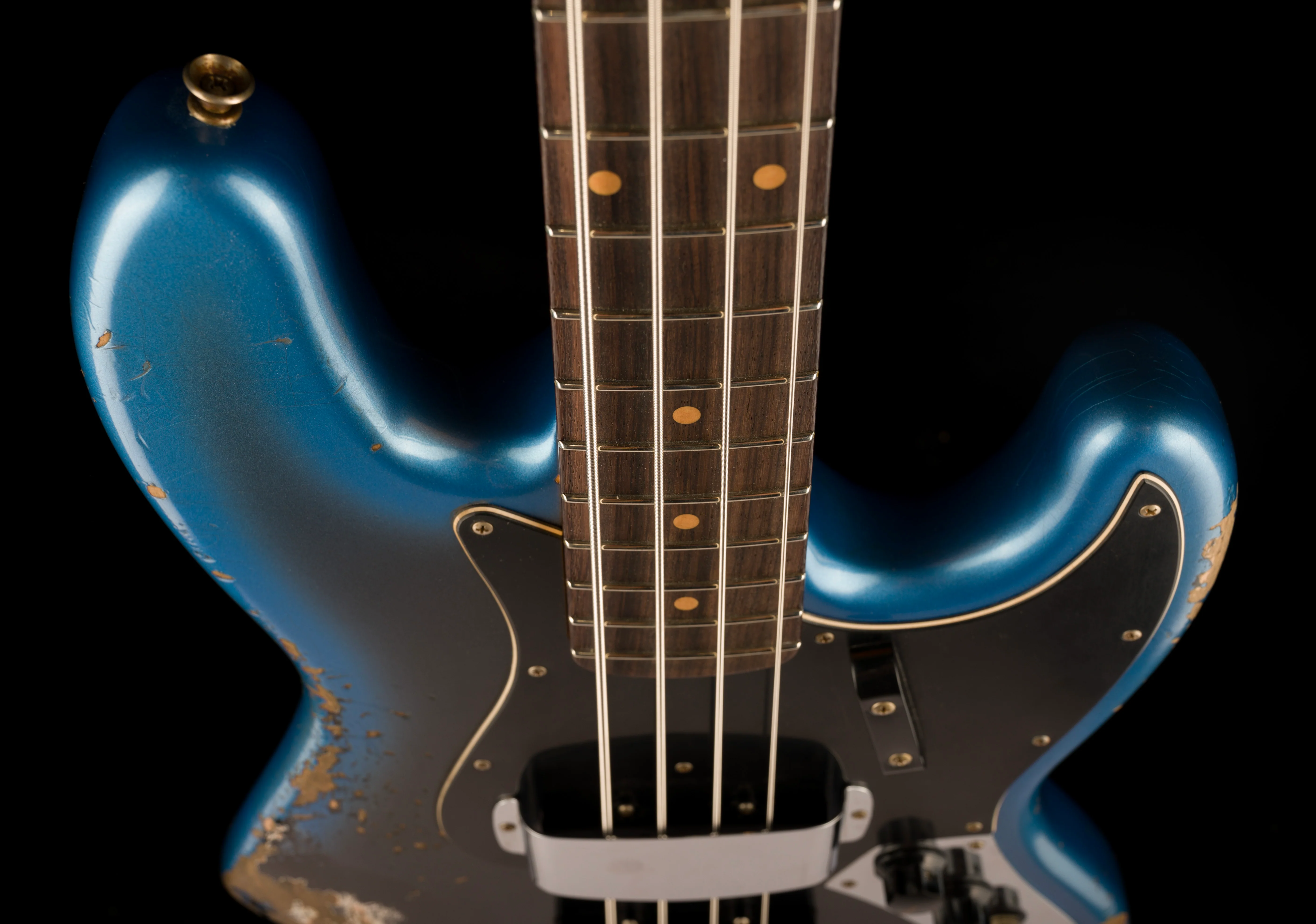 Fender Custom Shop 1963 Jazz Bass Heavy Relic Dark Night Truetone Color Set - Image 9