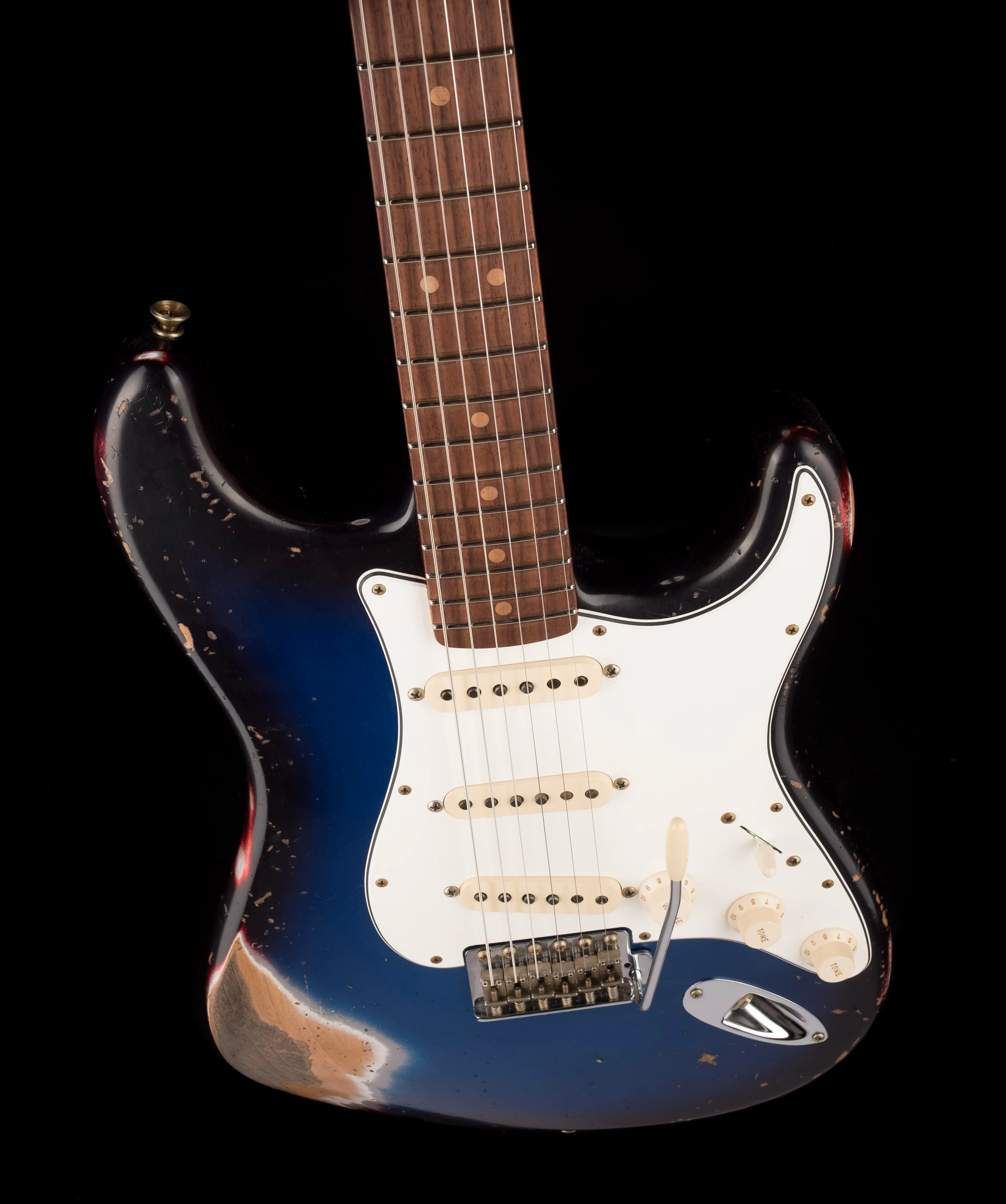 Fender Custom Shop 1963 Stratocaster Heavy Relic Desert Sunset Truetone Color Set With Case - Image 4