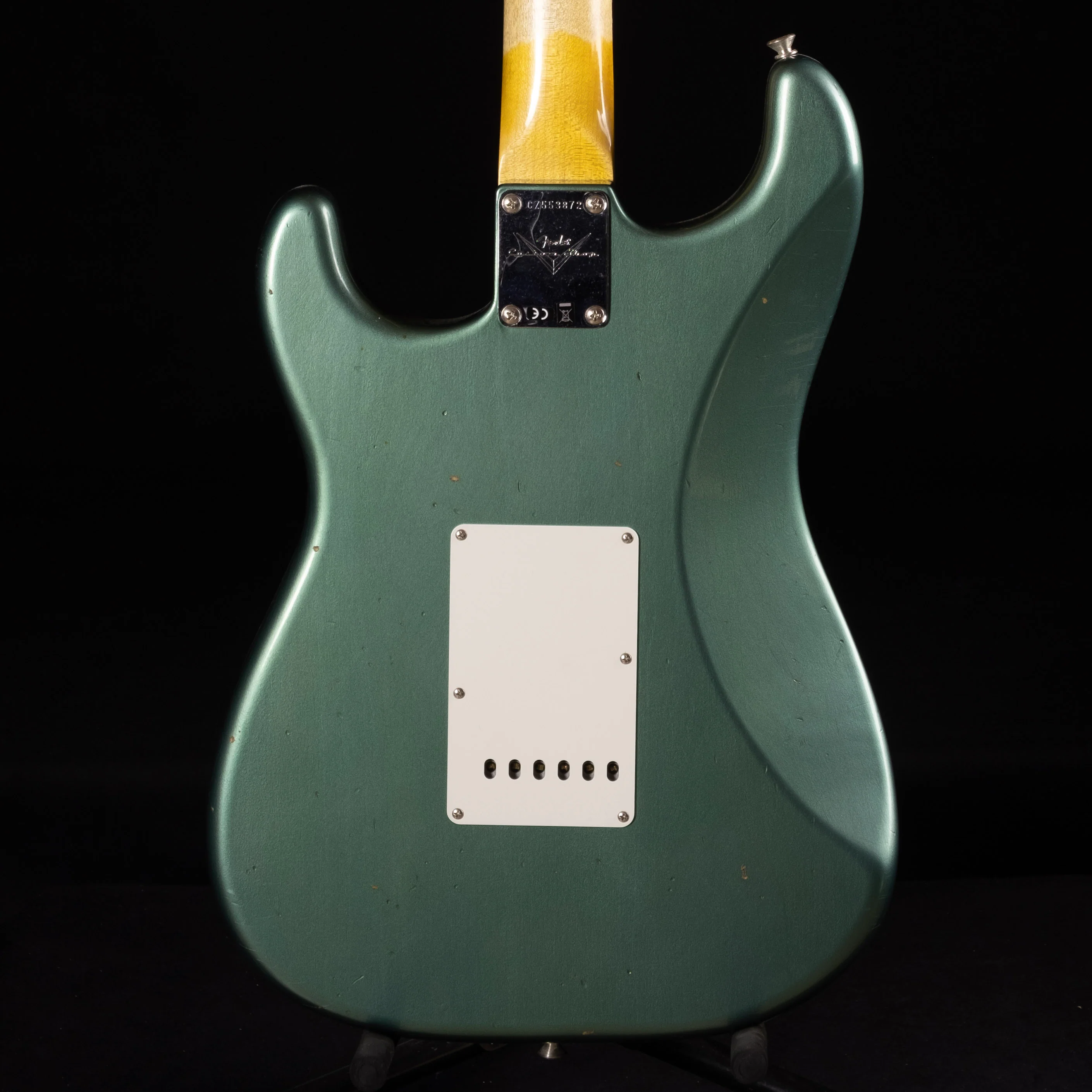 Fender Custom Shop 1963 Stratocaster Journeyman Relic Faded Aged Sherwood Green Metallic - Image 10