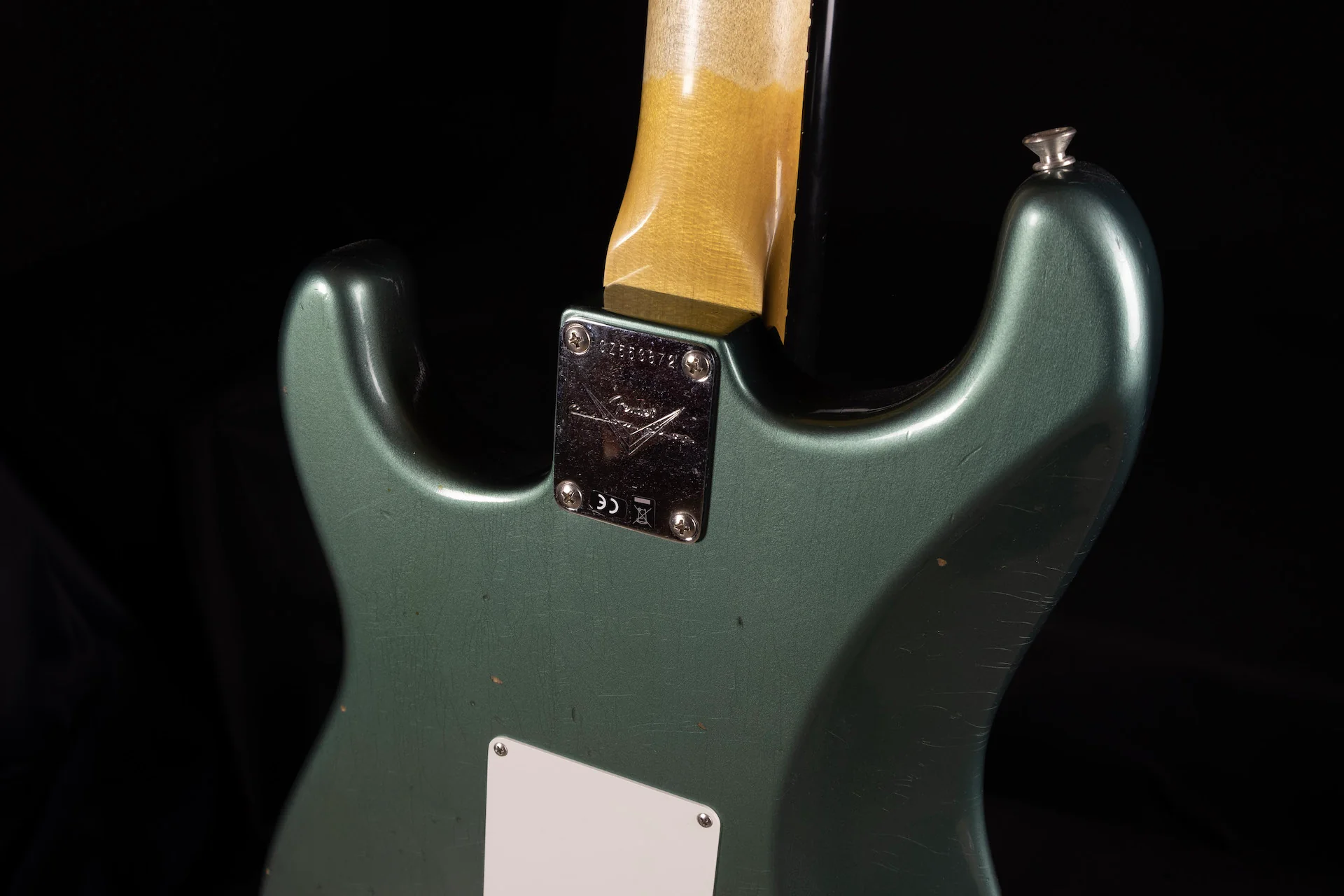 Fender Custom Shop 1963 Stratocaster Journeyman Relic Faded Aged Sherwood Green Metallic - Image 11