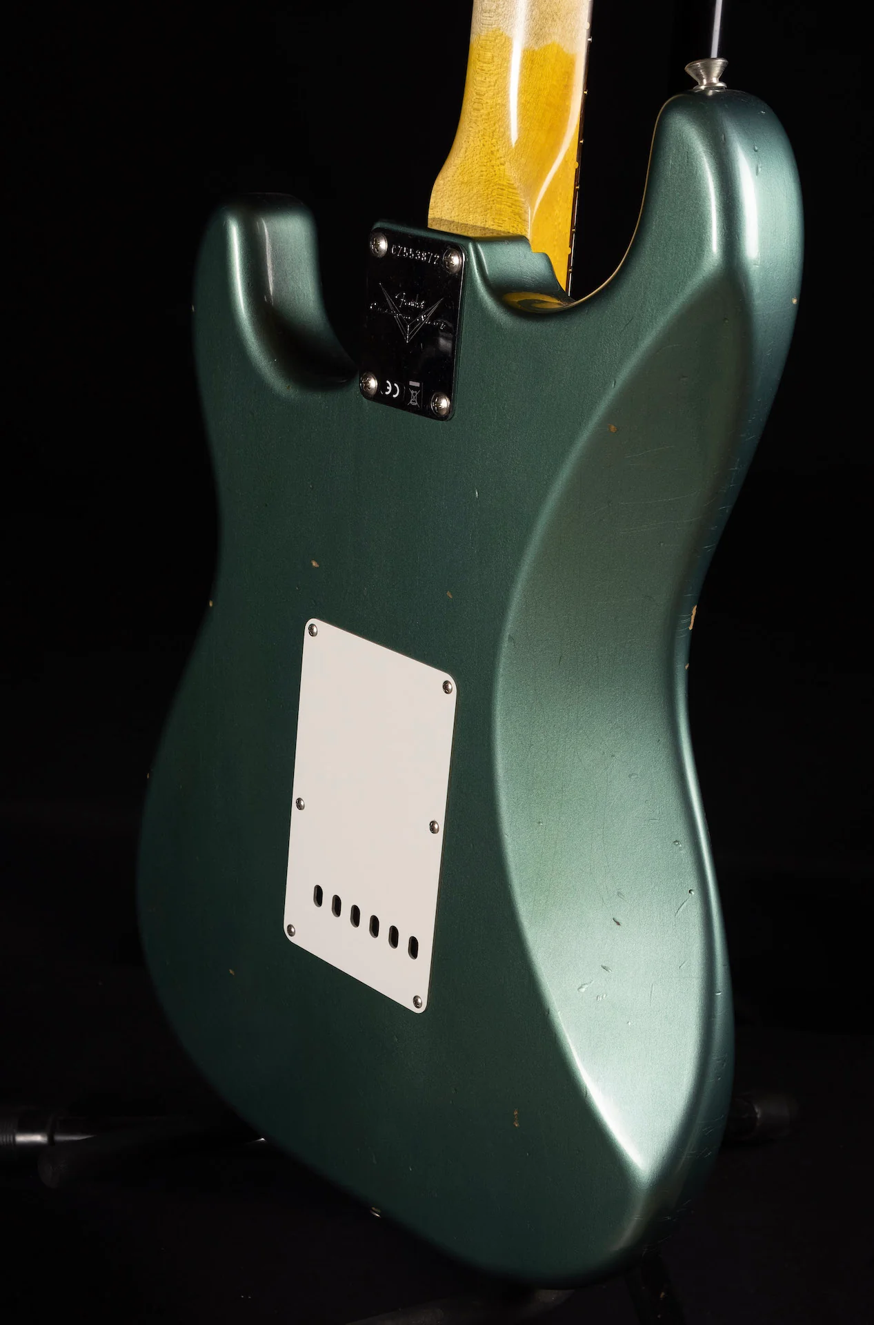 Fender Custom Shop 1963 Stratocaster Journeyman Relic Faded Aged Sherwood Green Metallic - Image 12