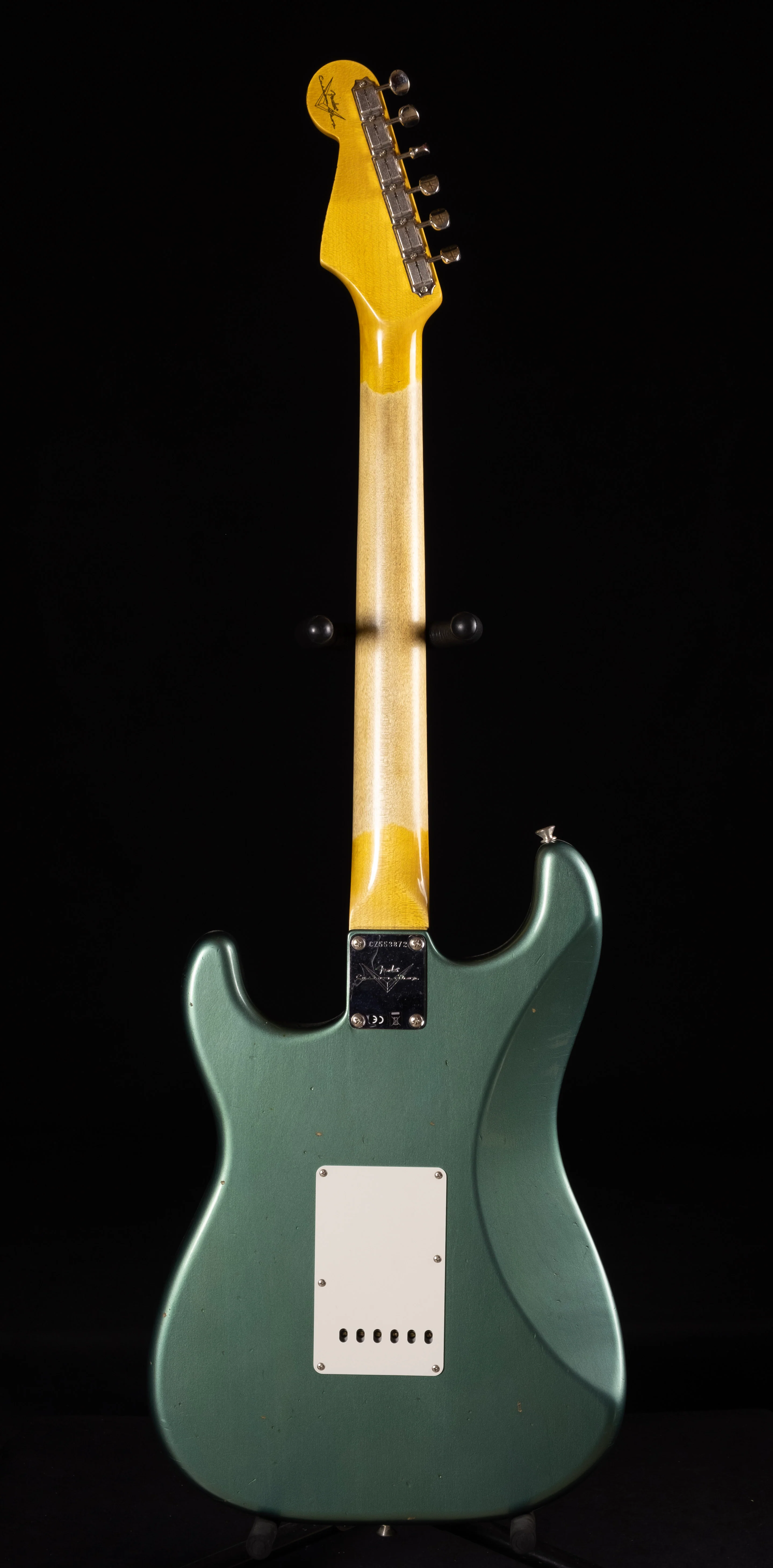 Fender Custom Shop 1963 Stratocaster Journeyman Relic Faded Aged Sherwood Green Metallic - Image 9