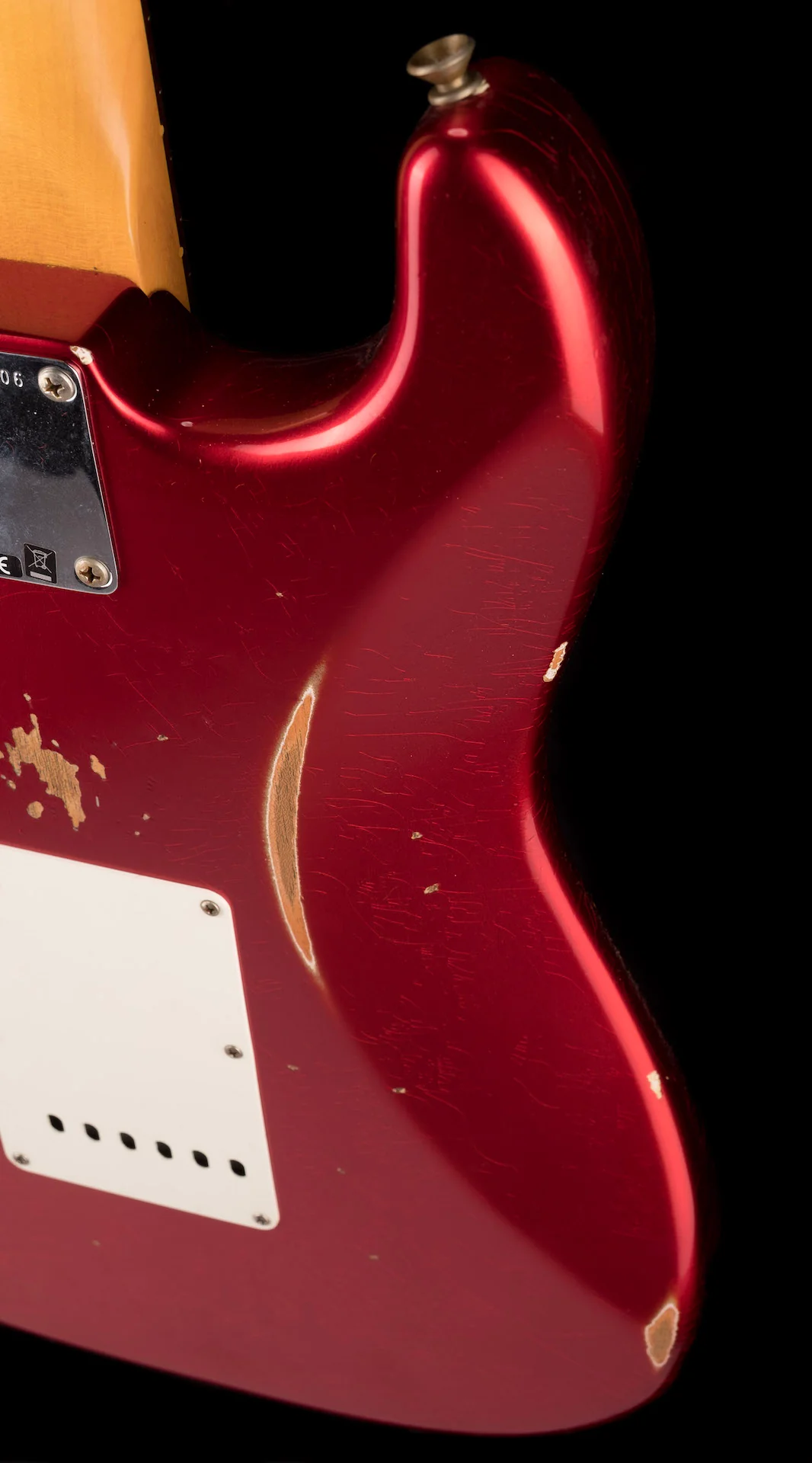 Fender Custom Shop 1963 Stratocaster Relic Mahogany Body Candy Apple Red - Image 18