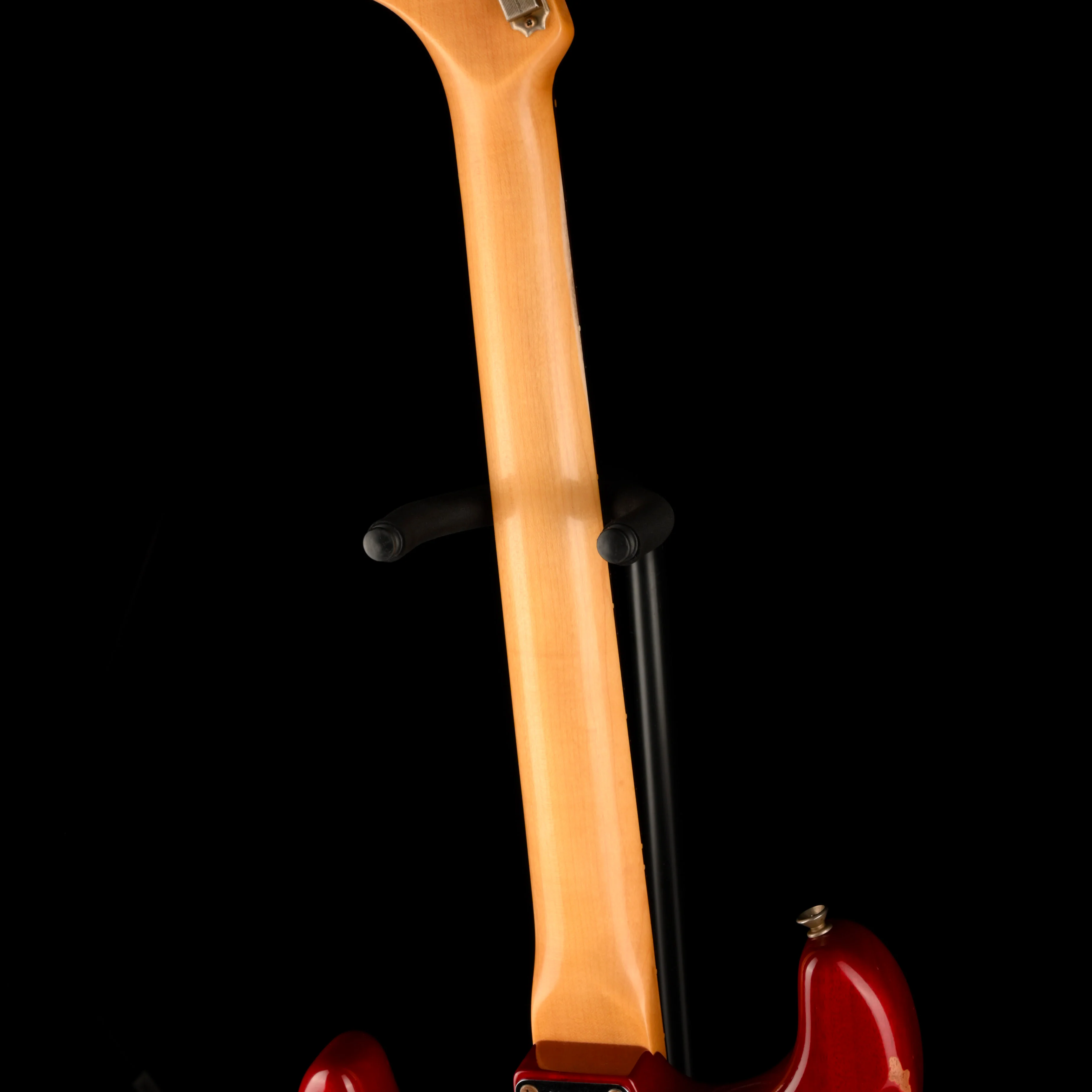 Fender Custom Shop 1963 Stratocaster Mahogany Body Relic Crimson Red Transparent - Image 12