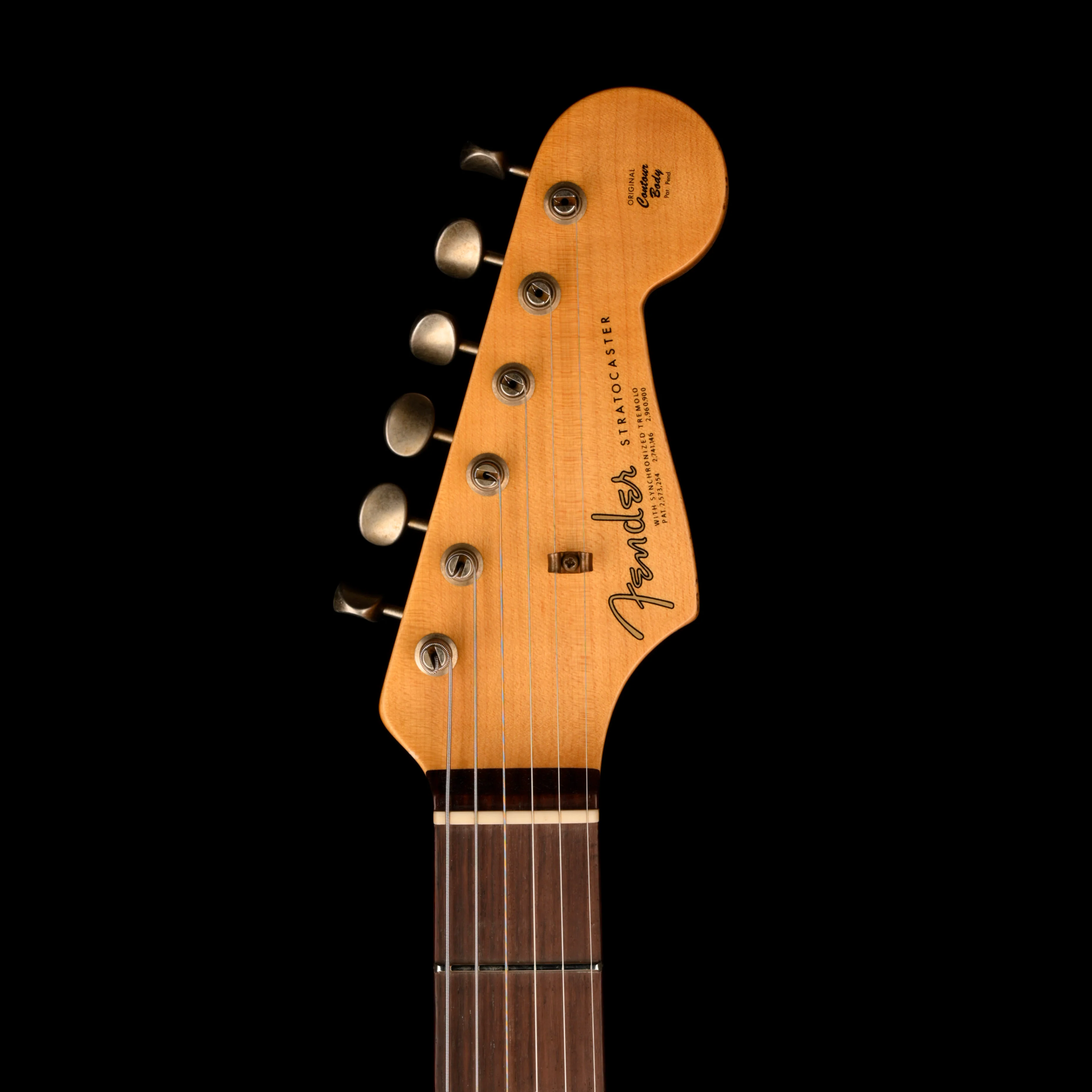 Fender Custom Shop 1963 Stratocaster Mahogany Body Relic Crimson Red Transparent - Image 8