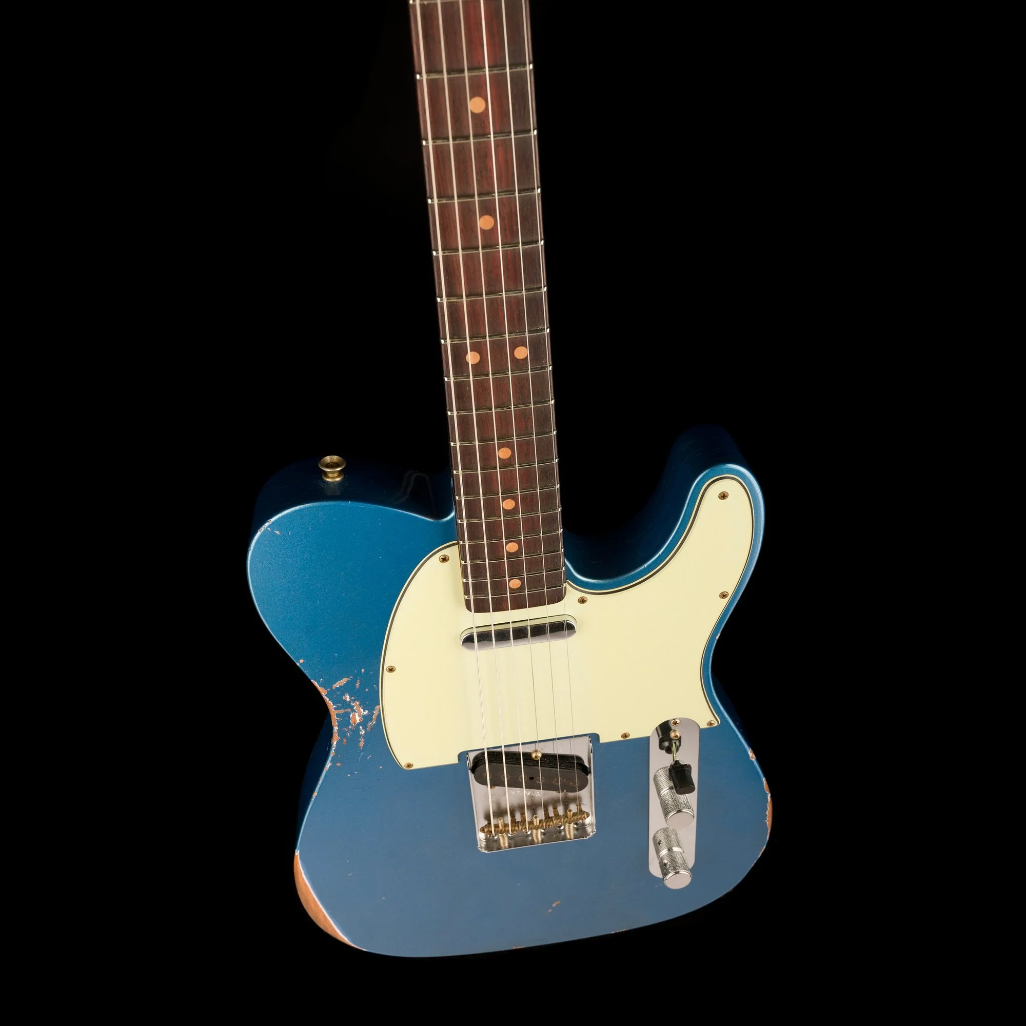 Fender Custom Shop 1963 Telecaster Relic Aged Lake Placid Blue - Image 4