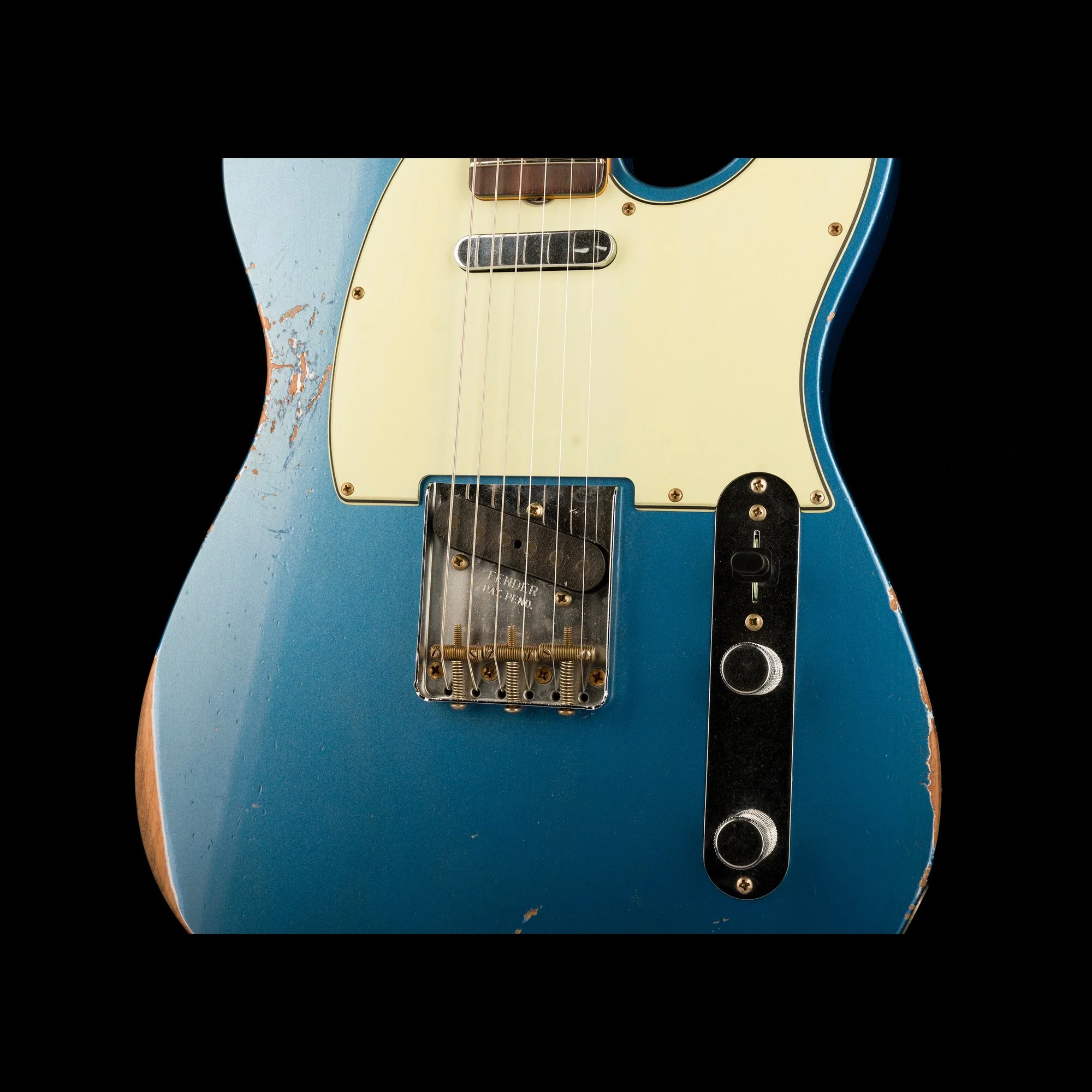 Fender Custom Shop 1963 Telecaster Relic Aged Lake Placid Blue - Image 6