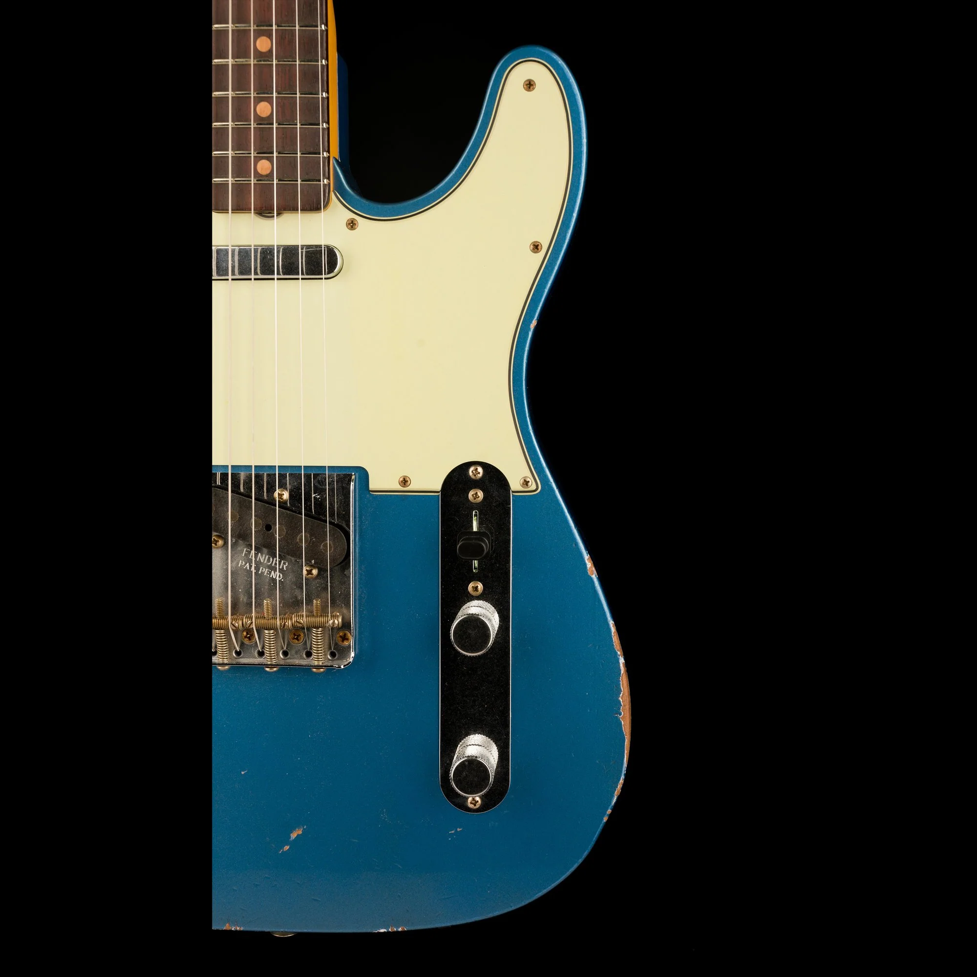 Fender Custom Shop 1963 Telecaster Relic Aged Lake Placid Blue - Image 9