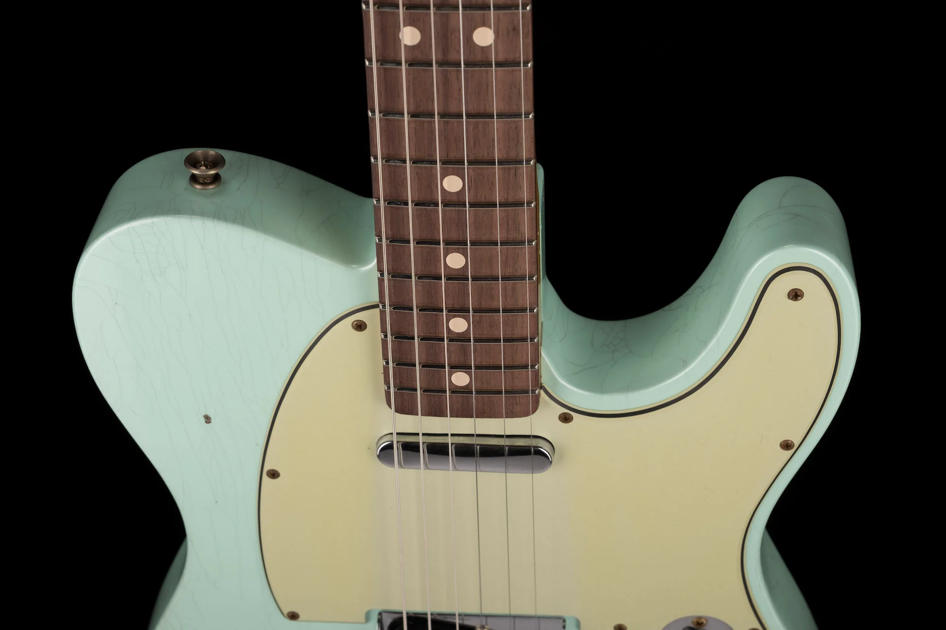 Fender Custom Shop 1963 Telecaster Journeyman Relic Surf Pearl - Image 3
