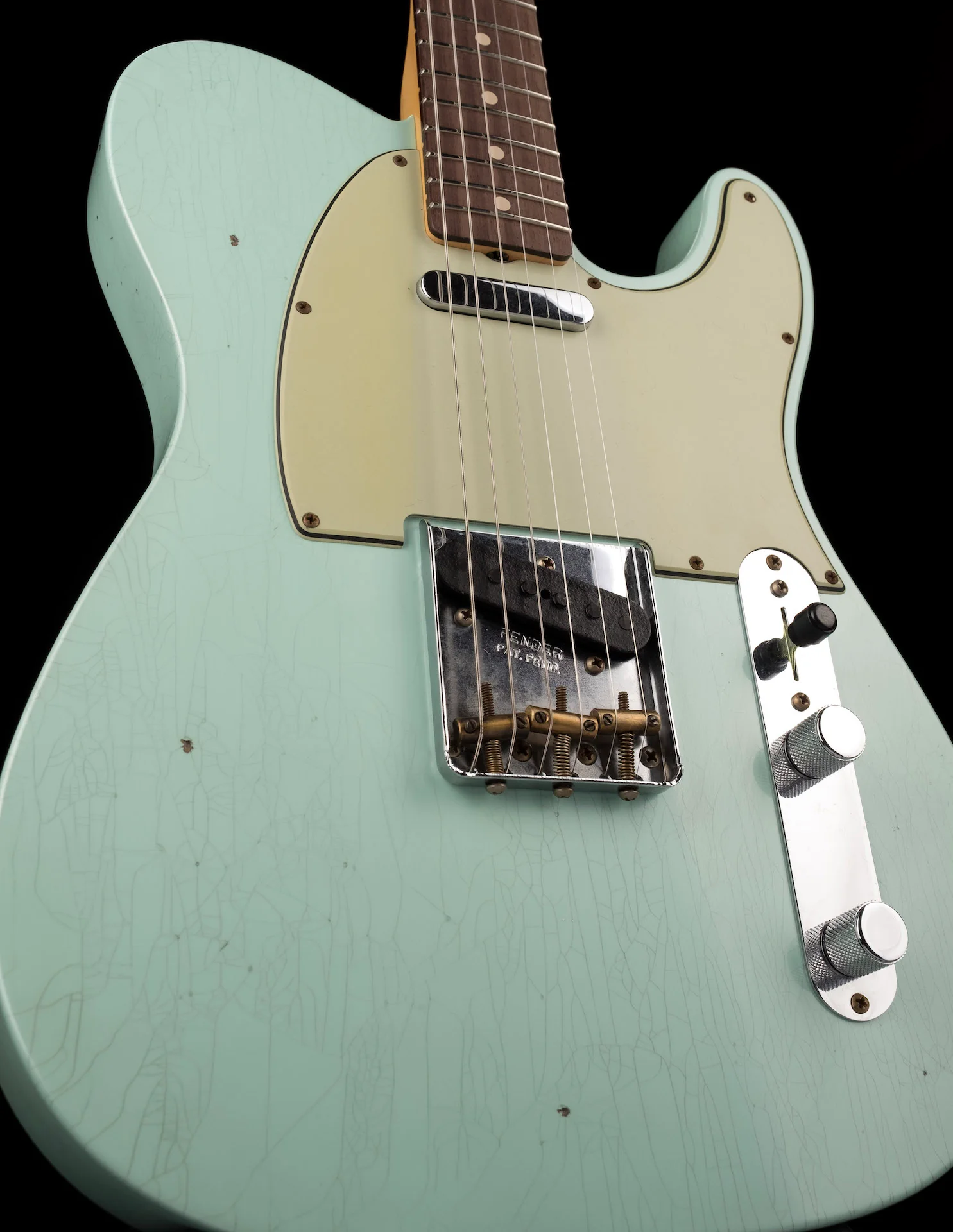 Fender Custom Shop 1963 Telecaster Journeyman Relic Surf Pearl - Image 9