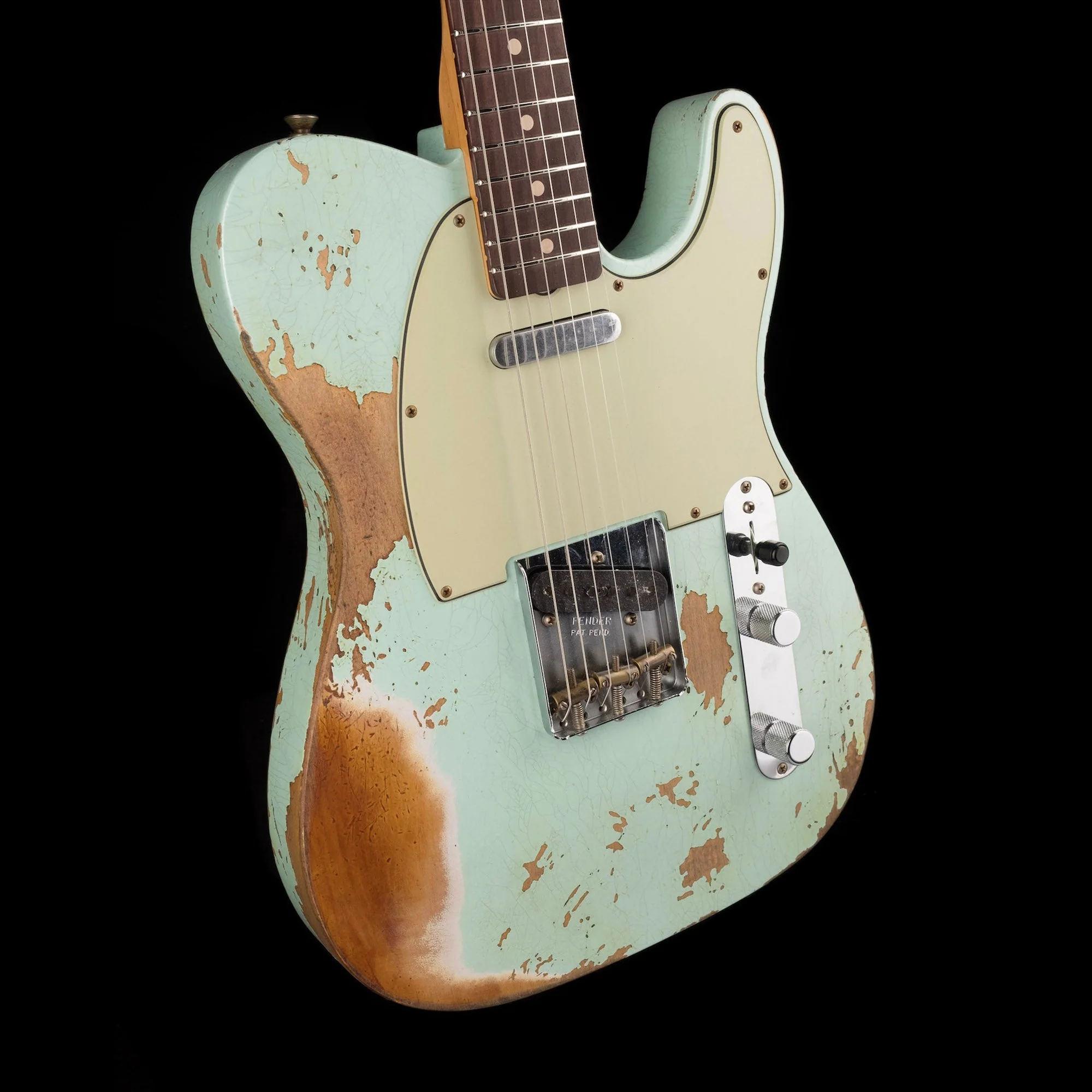 Fender Custom Shop 1963 Telecaster Super Heavy Relic Surf Pearl - Image 10