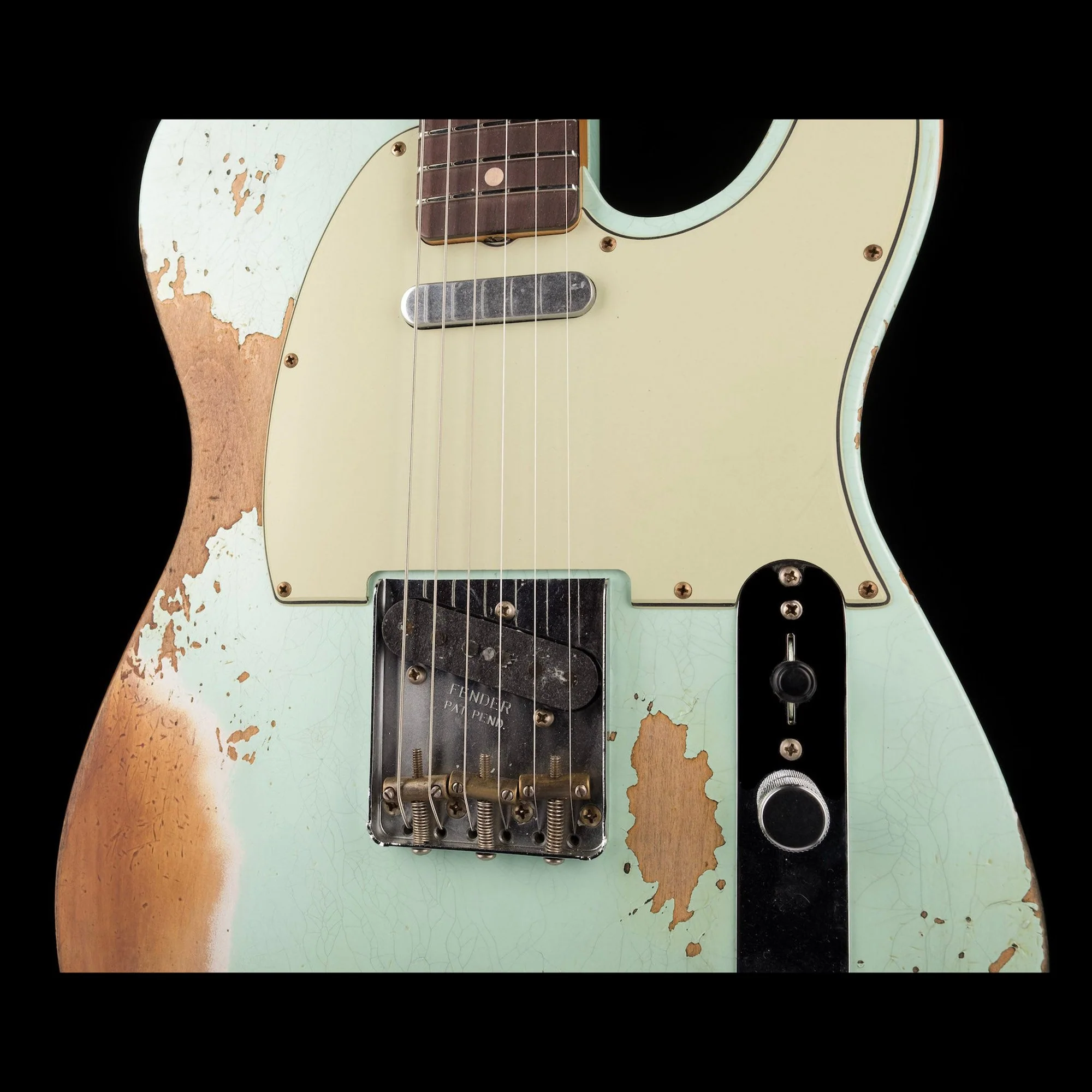 Fender Custom Shop 1963 Telecaster Super Heavy Relic Surf Pearl - Image 6
