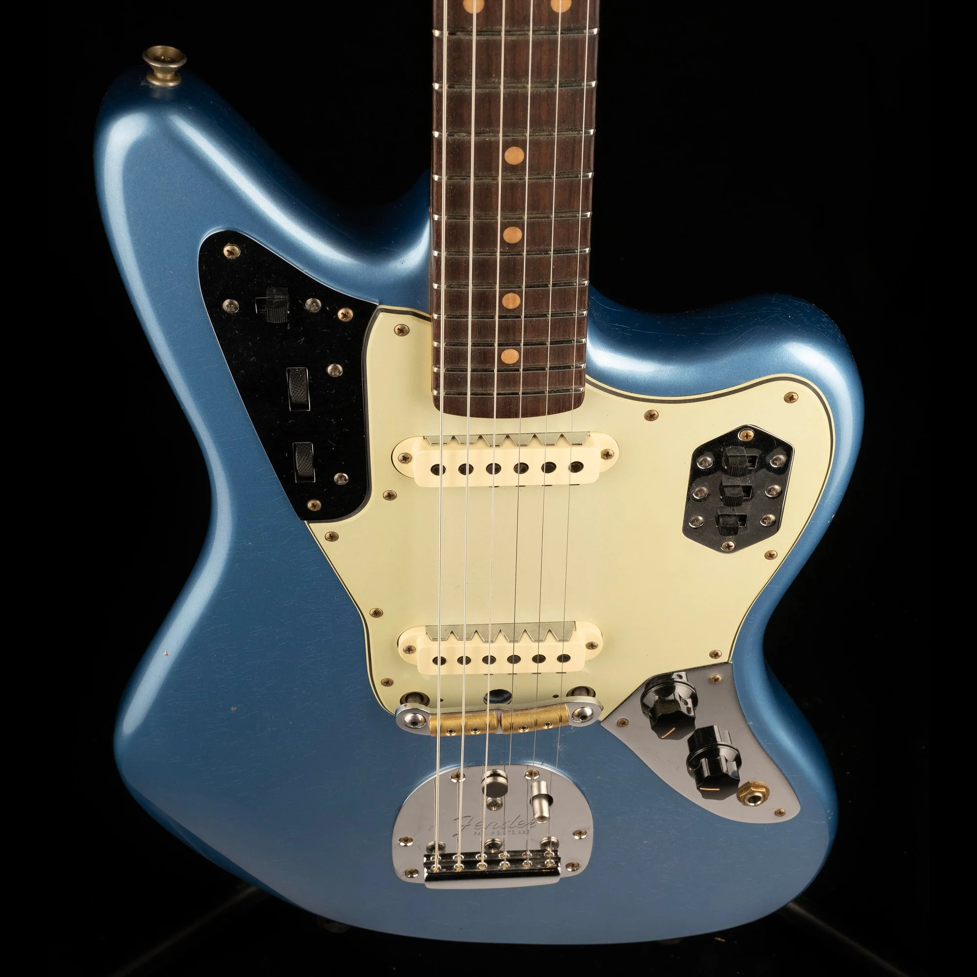 Fender Custom Shop 1964 Jaguar Journeyman Relic Faded Aged Lake Placid Blue - Image 4