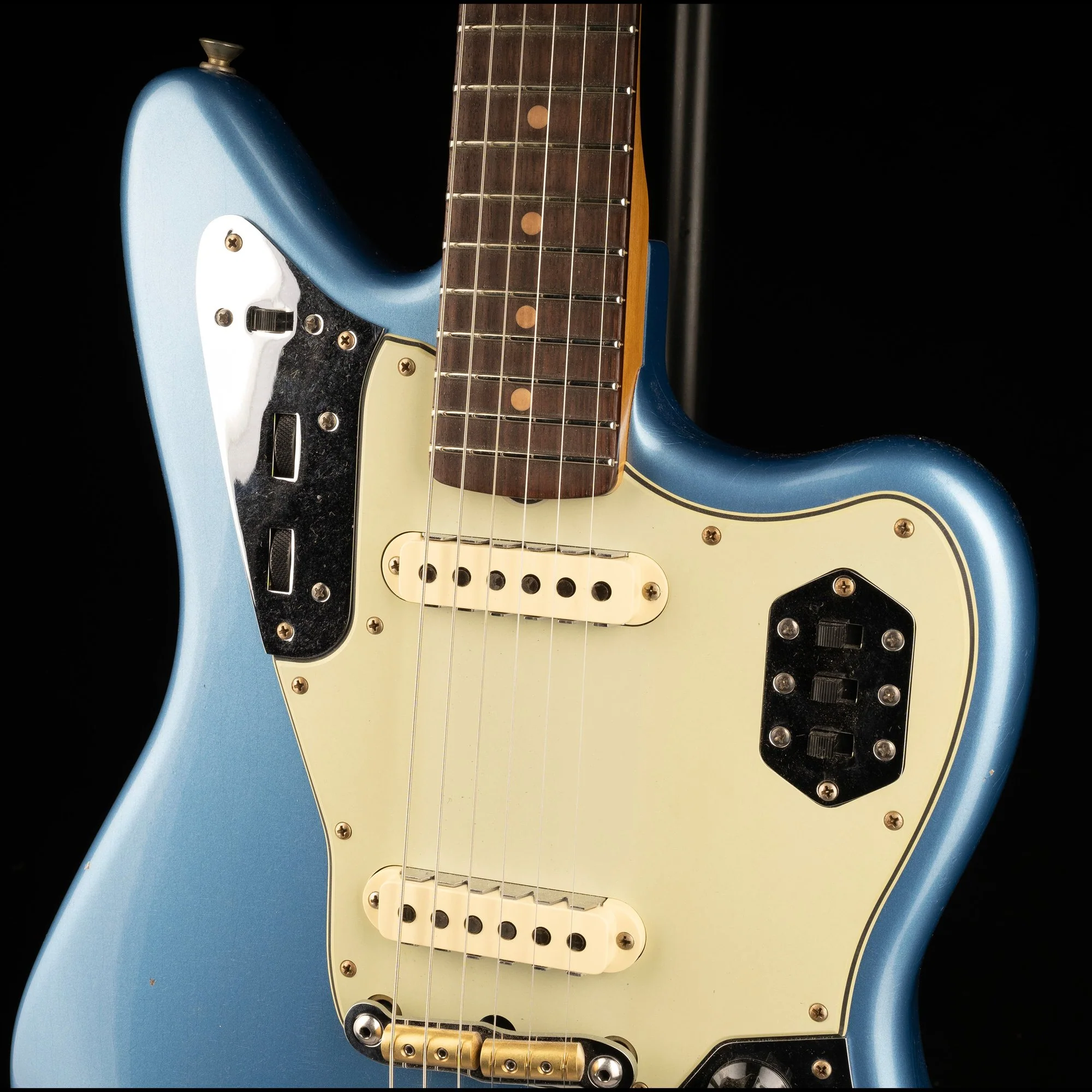 Fender Custom Shop 1964 Jaguar Journeyman Relic Faded Aged Lake Placid Blue - Image 6