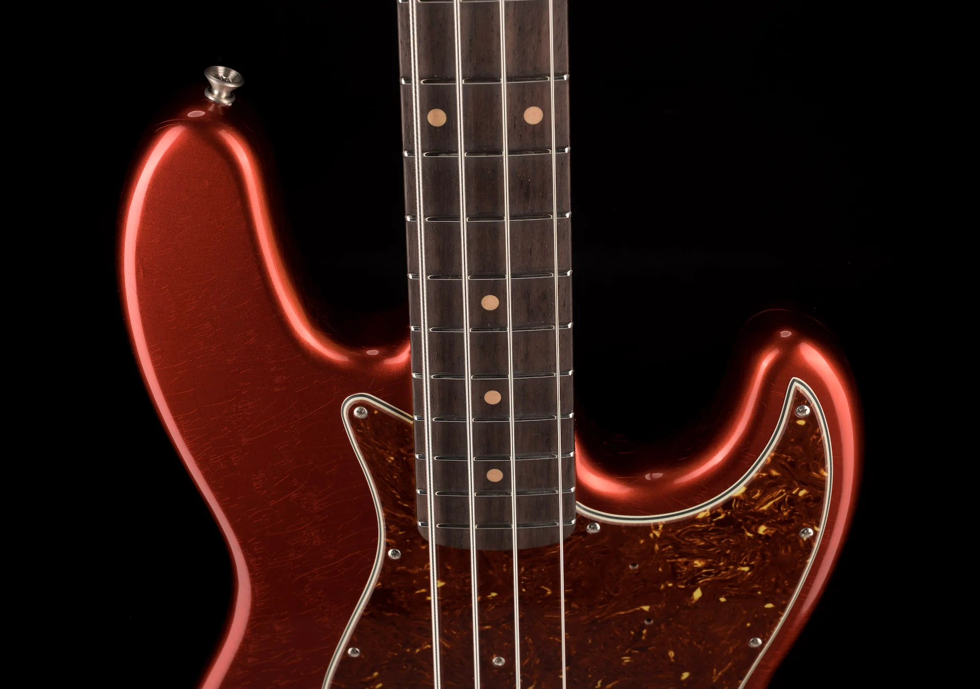 Fender Custom Shop 1964 Jazz Bass Closet Classic Candy Apple Red - Image 3
