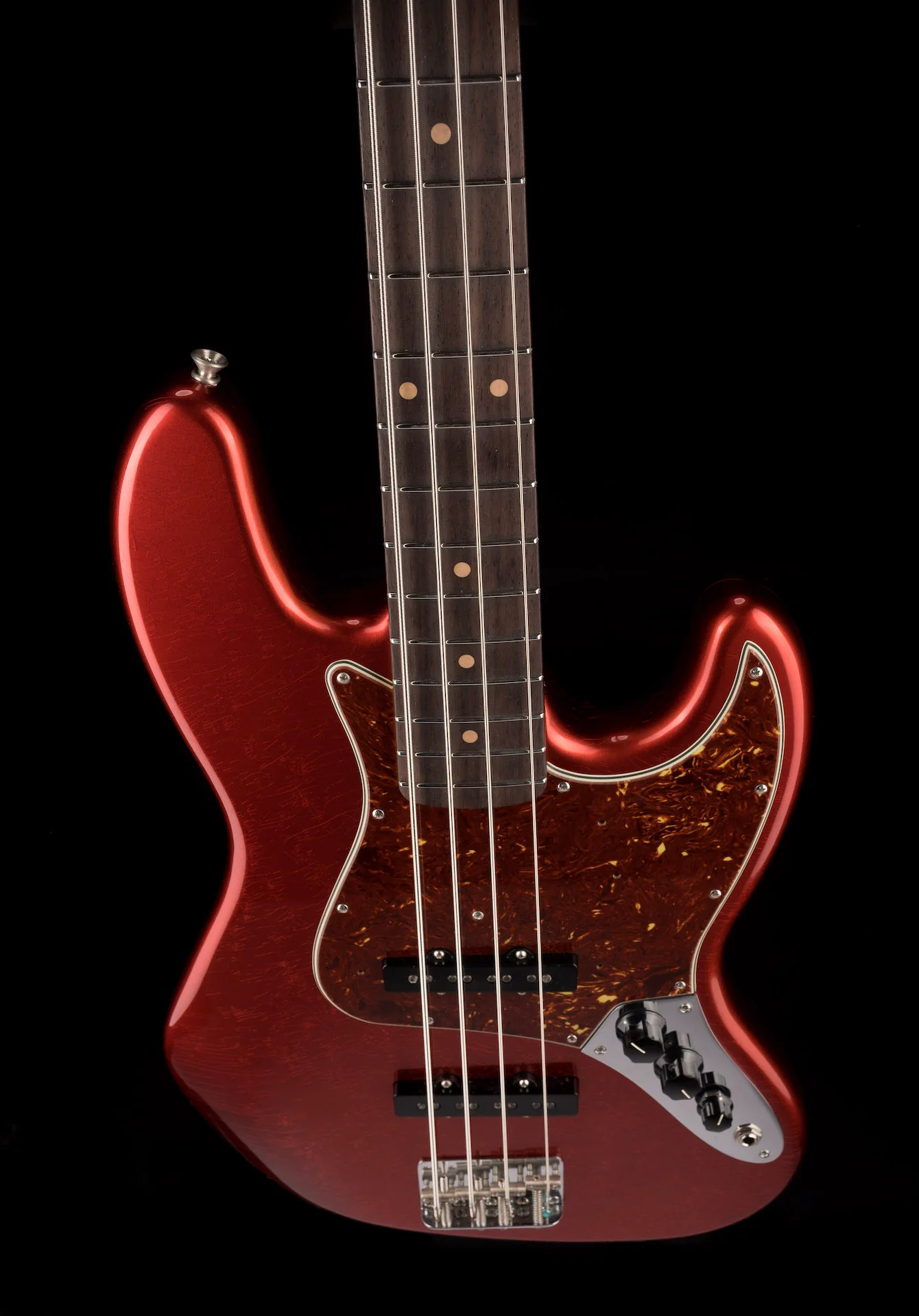 Fender Custom Shop 1964 Jazz Bass Closet Classic Candy Apple Red - Image 4