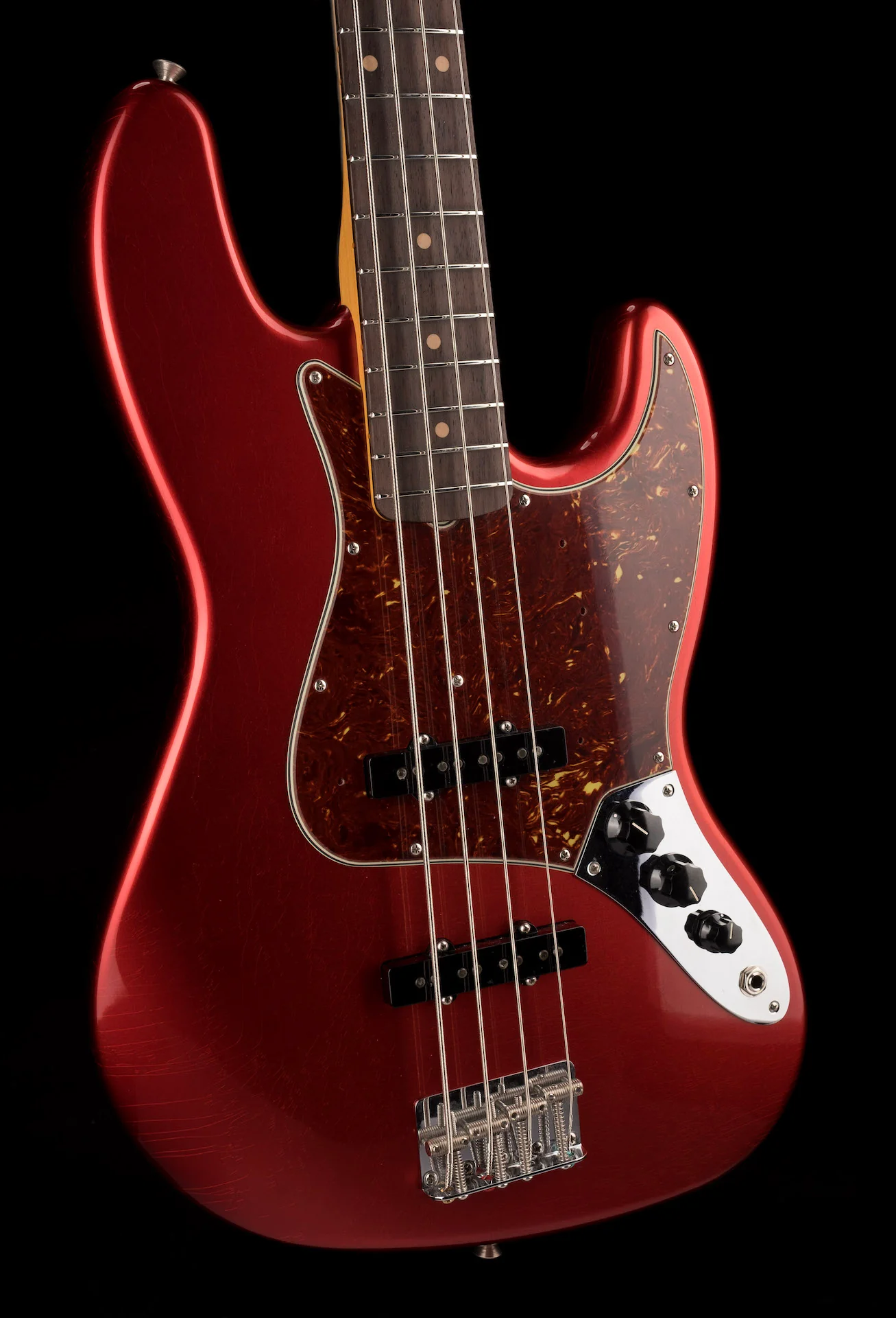 Fender Custom Shop 1964 Jazz Bass Closet Classic Candy Apple Red - Image 9