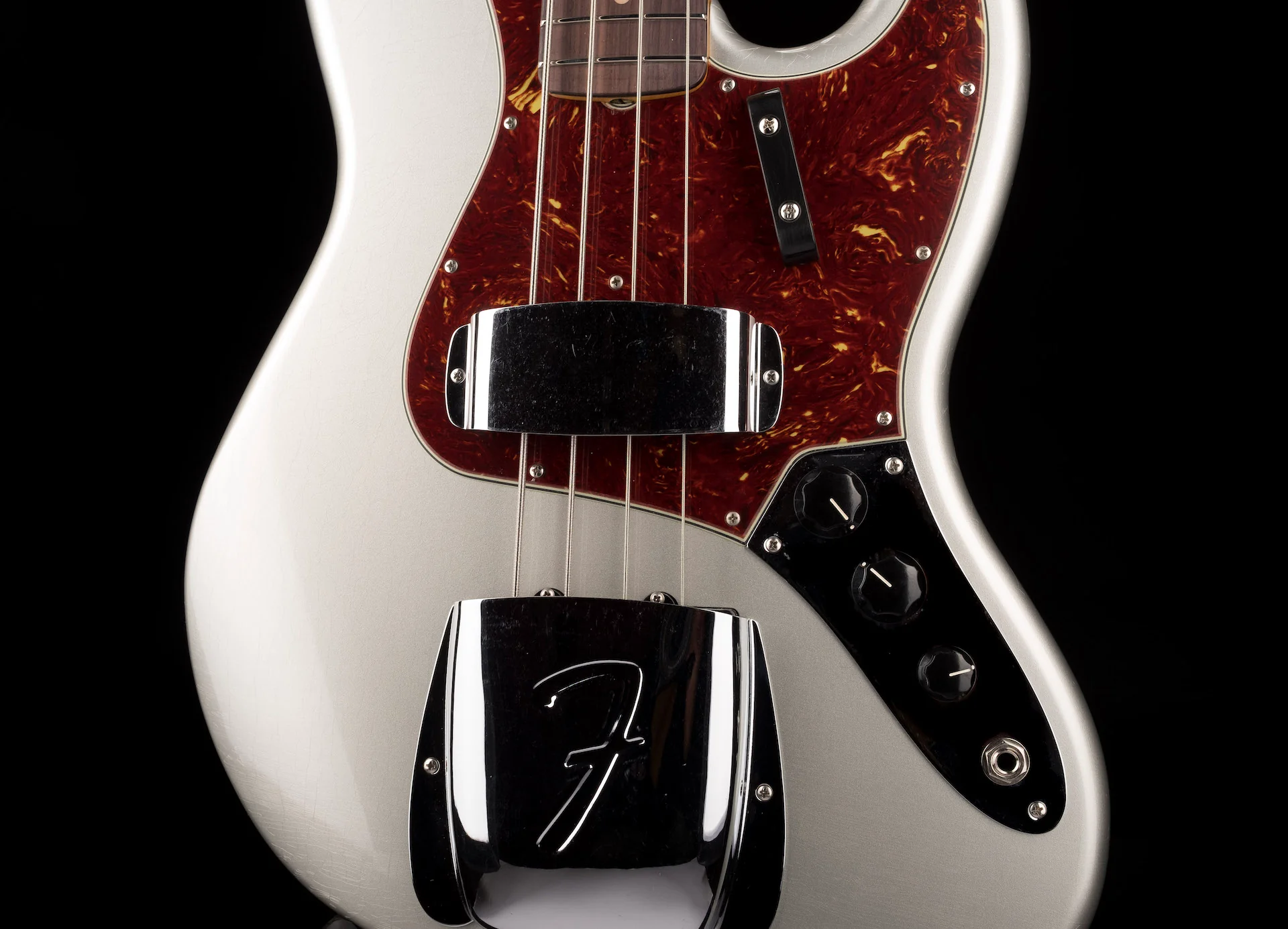 Fender Custom Shop 1964 Jazz Bass Closet Classic Inca Silver With Case - Image 6