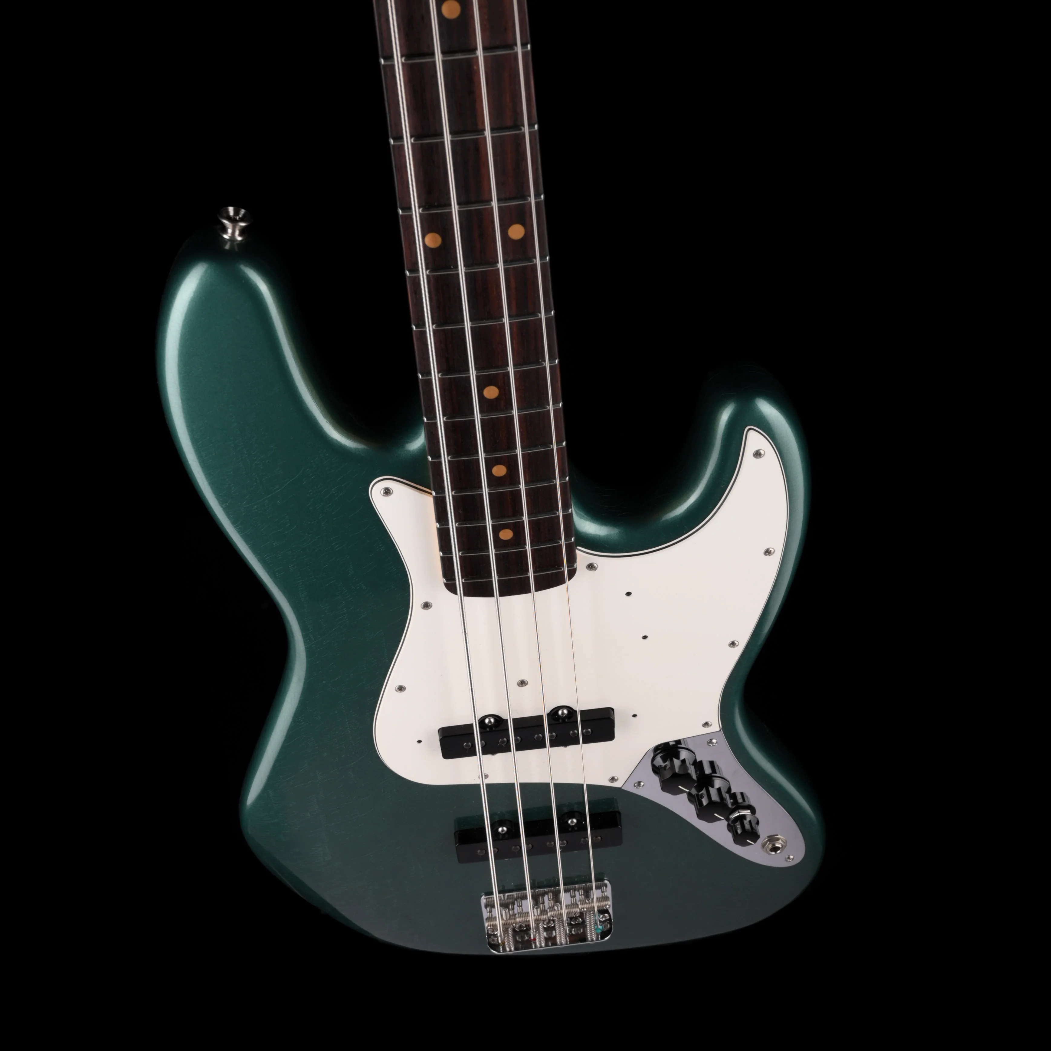 Fender Custom Shop 1964 Jazz Bass Closet Classic Sherwood Green Metallic With Case - Image 3