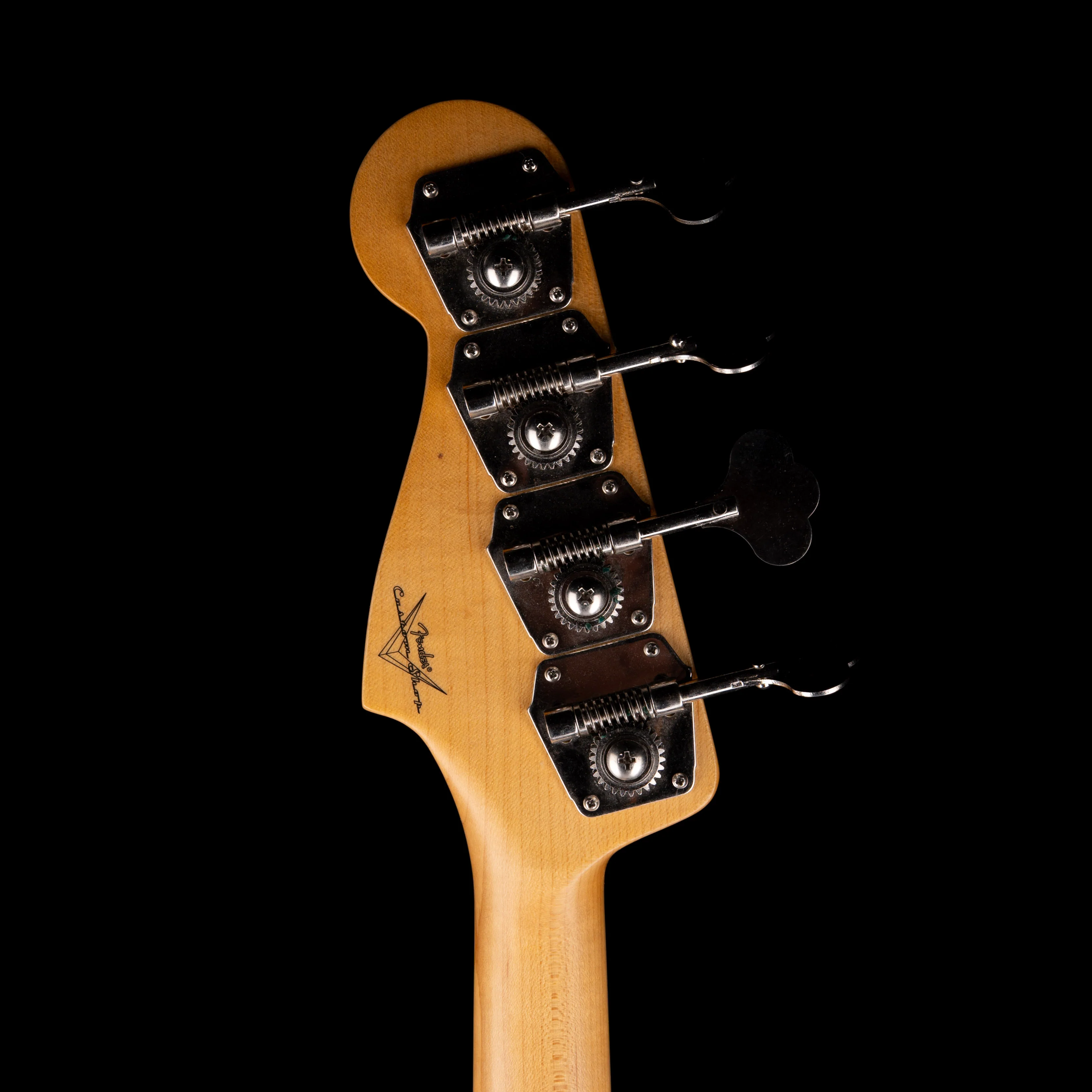 Fender Custom Shop 1964 Jazz Bass Fretless Closet Classic Ebony Transparent With Case - Image 13