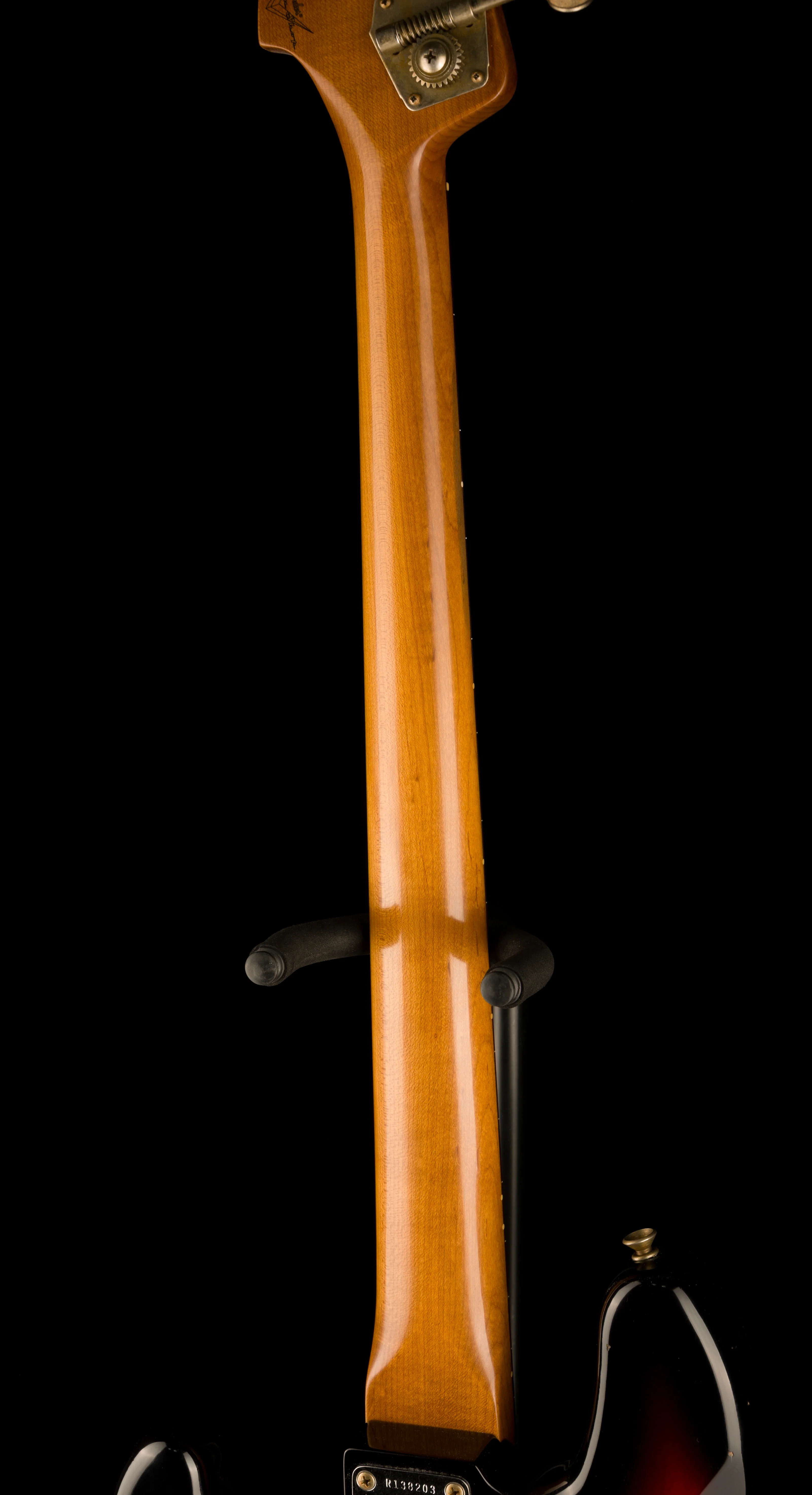 Fender Custom Shop 1964 Jazz Bass Fretless Journeyman Relic 3-Tone Sunburst with Case - Image 15