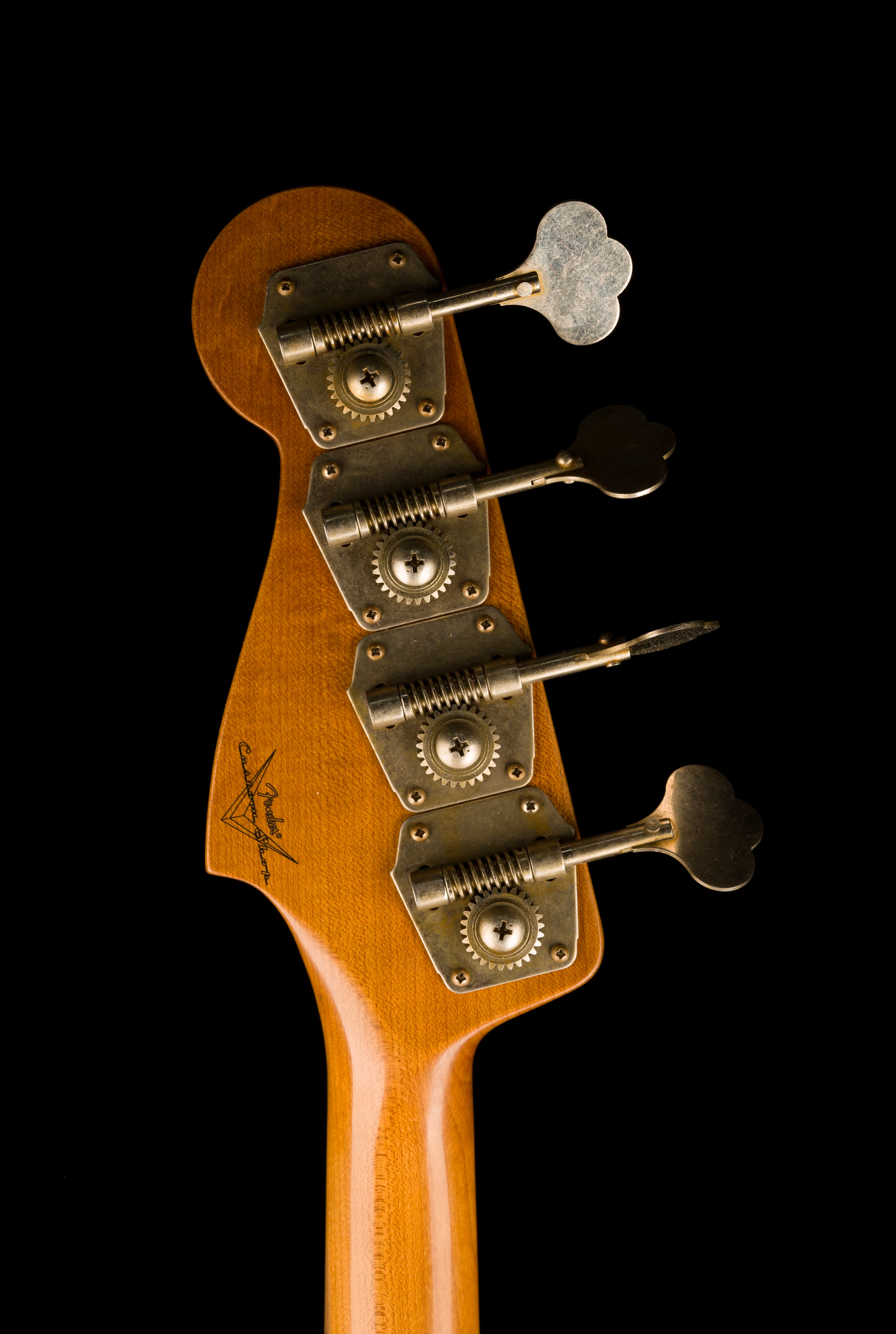 Fender Custom Shop 1964 Jazz Bass Fretless Journeyman Relic 3-Tone Sunburst with Case - Image 17