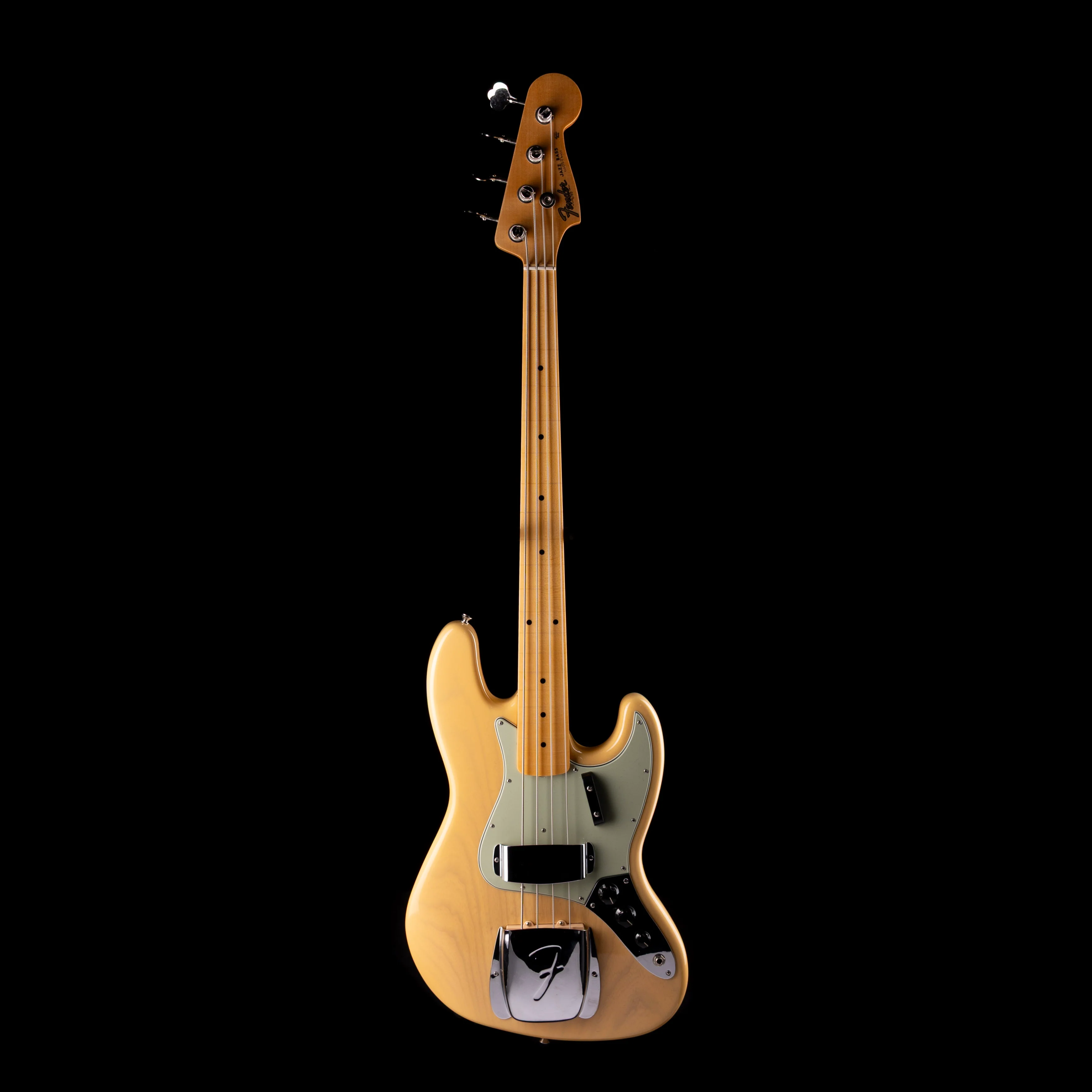 Fender Custom Shop 1964 Jazz Bass Fretless Time Capsule Natural Blonde - Image 3